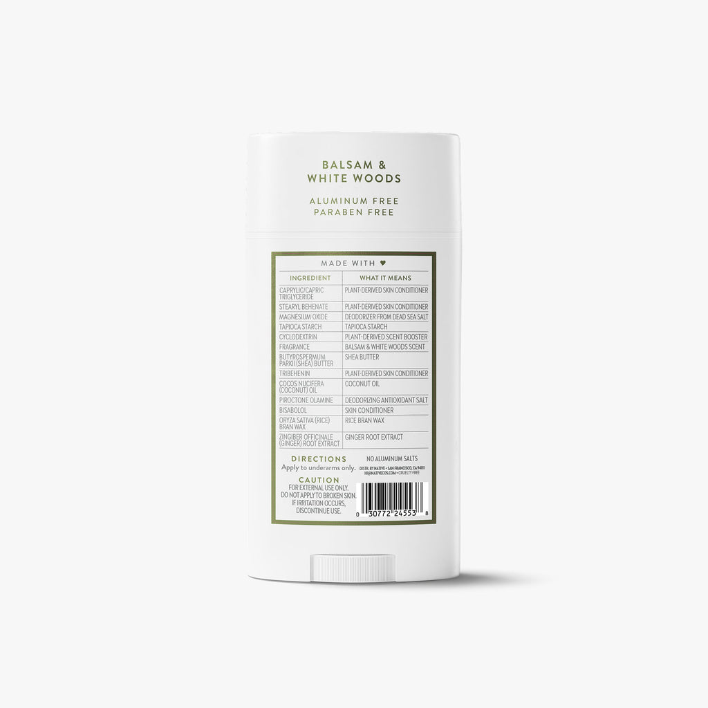 Balsam and White Woods Deodorant Stick Classic 3.1oz Care Collection