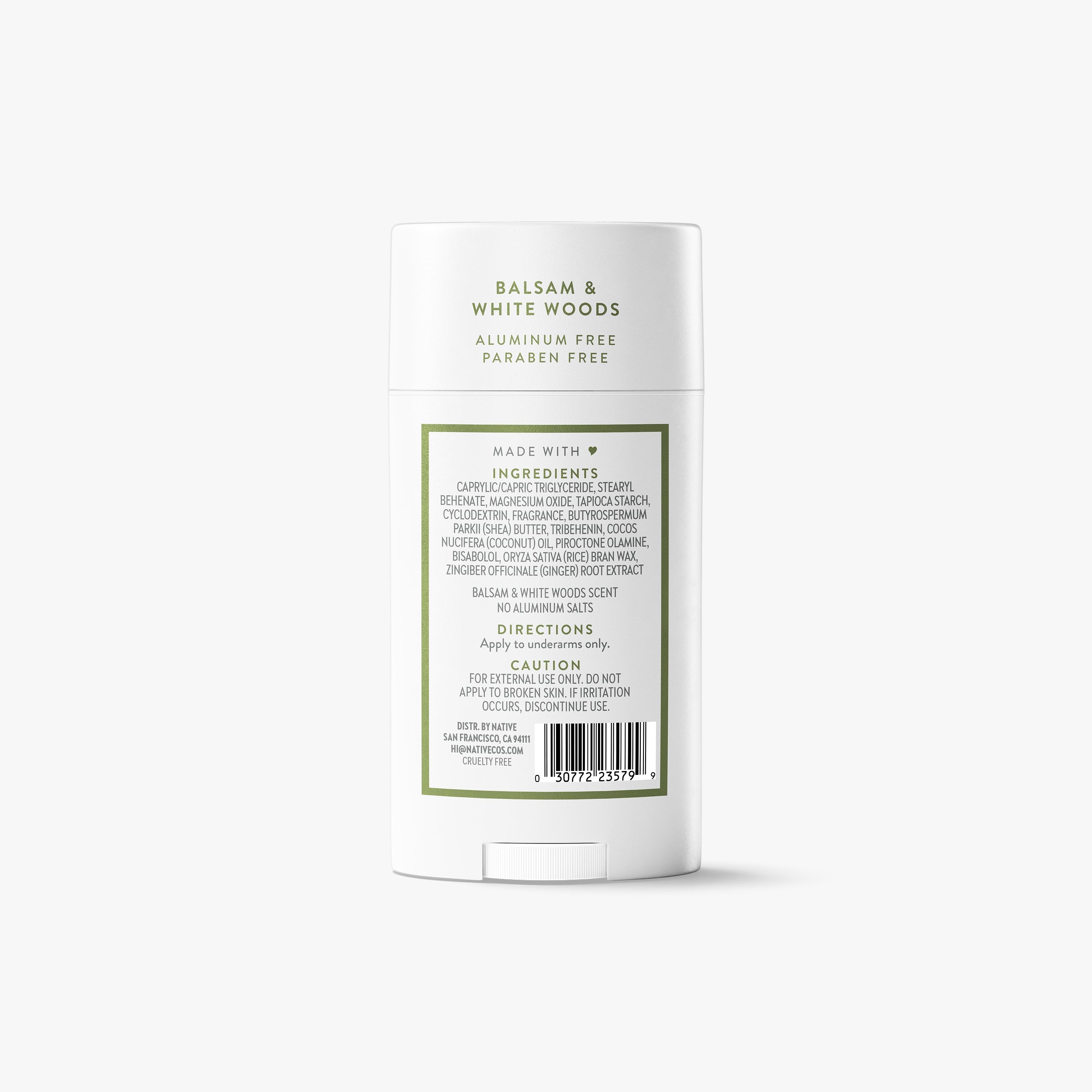 Balsam and White Woods Deodorant Stick Classic 2.65oz Care Collection
