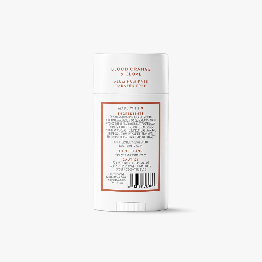 Blood Orange and Clove Deodorant Stick Classic 2.65oz Care Collection