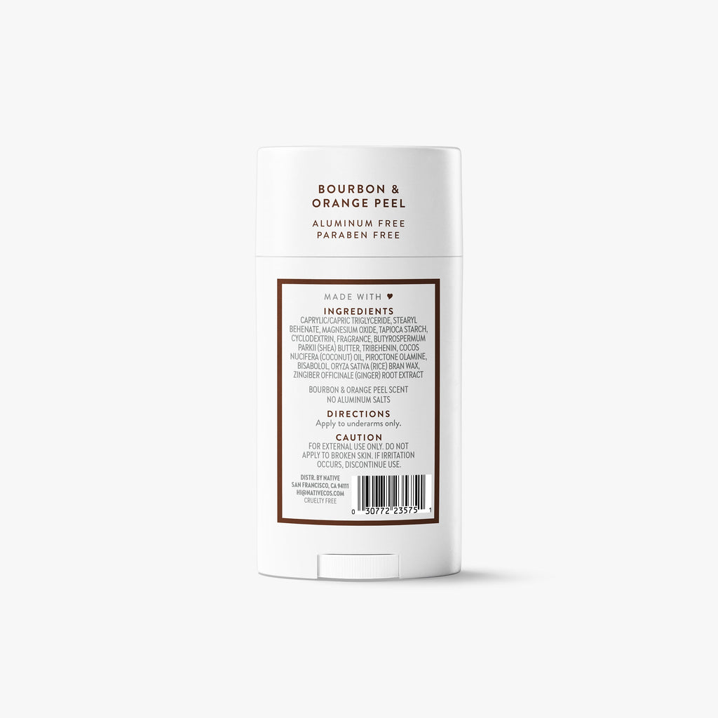 Bourbon and Orange Peel Deodorant Stick Classic 2.65oz Care Collection
