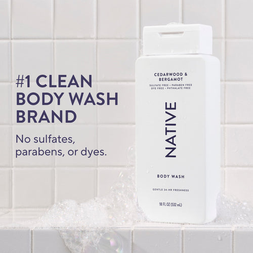 Cedarwood and Bergamot Body Wash Classic 18oz Care Collection