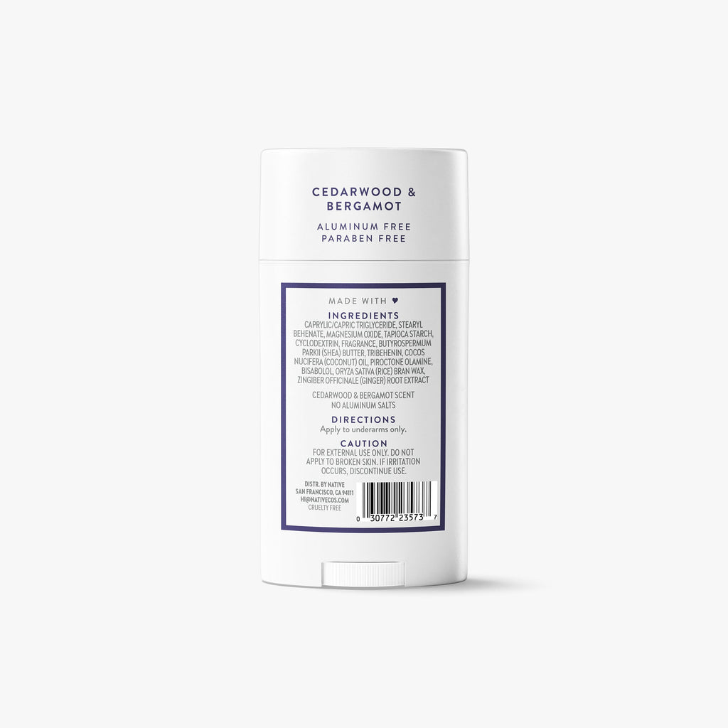Cedarwood and Bergamot Deodorant Stick Classic 2.65oz Care Collection