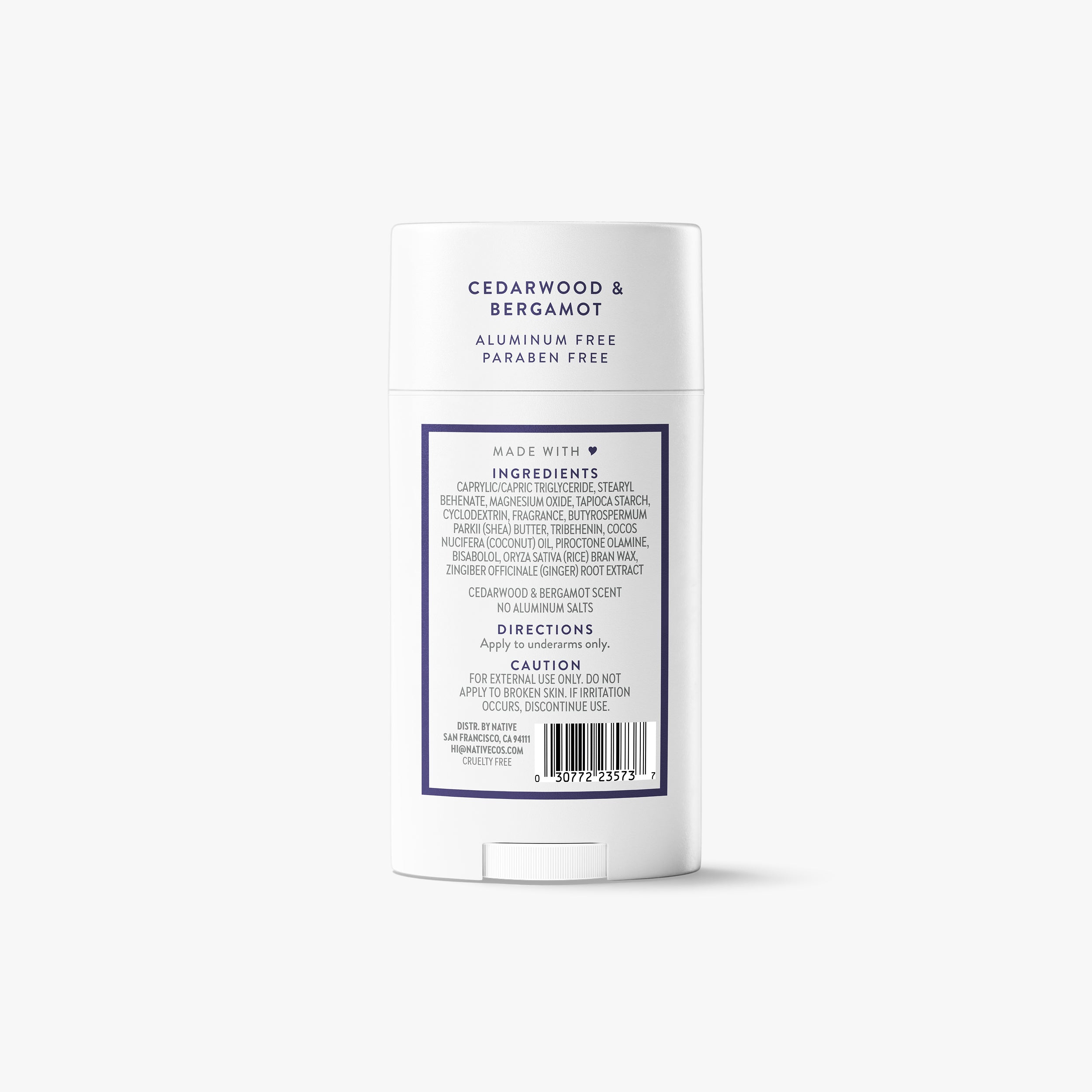 Cedarwood and Bergamot Deodorant Stick Classic 2.65oz Care Collection