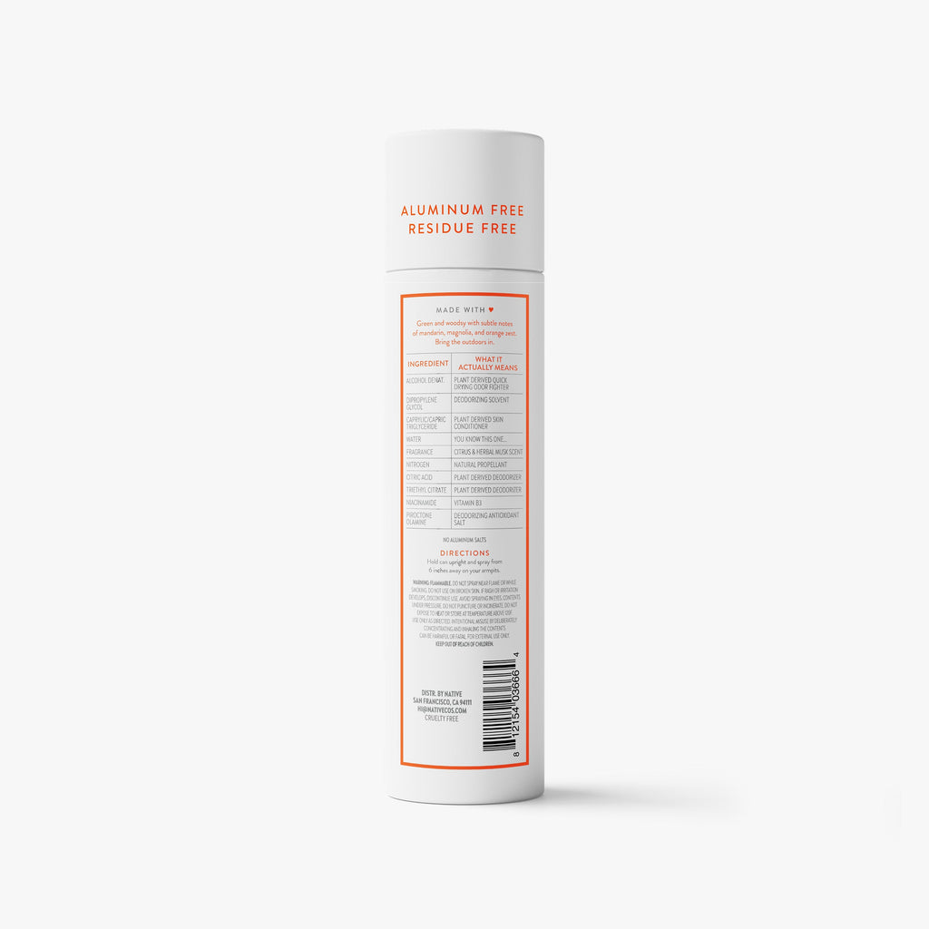 Citrus and Herbal Musk Deodorant Spray Classic 3.5oz Care Collection