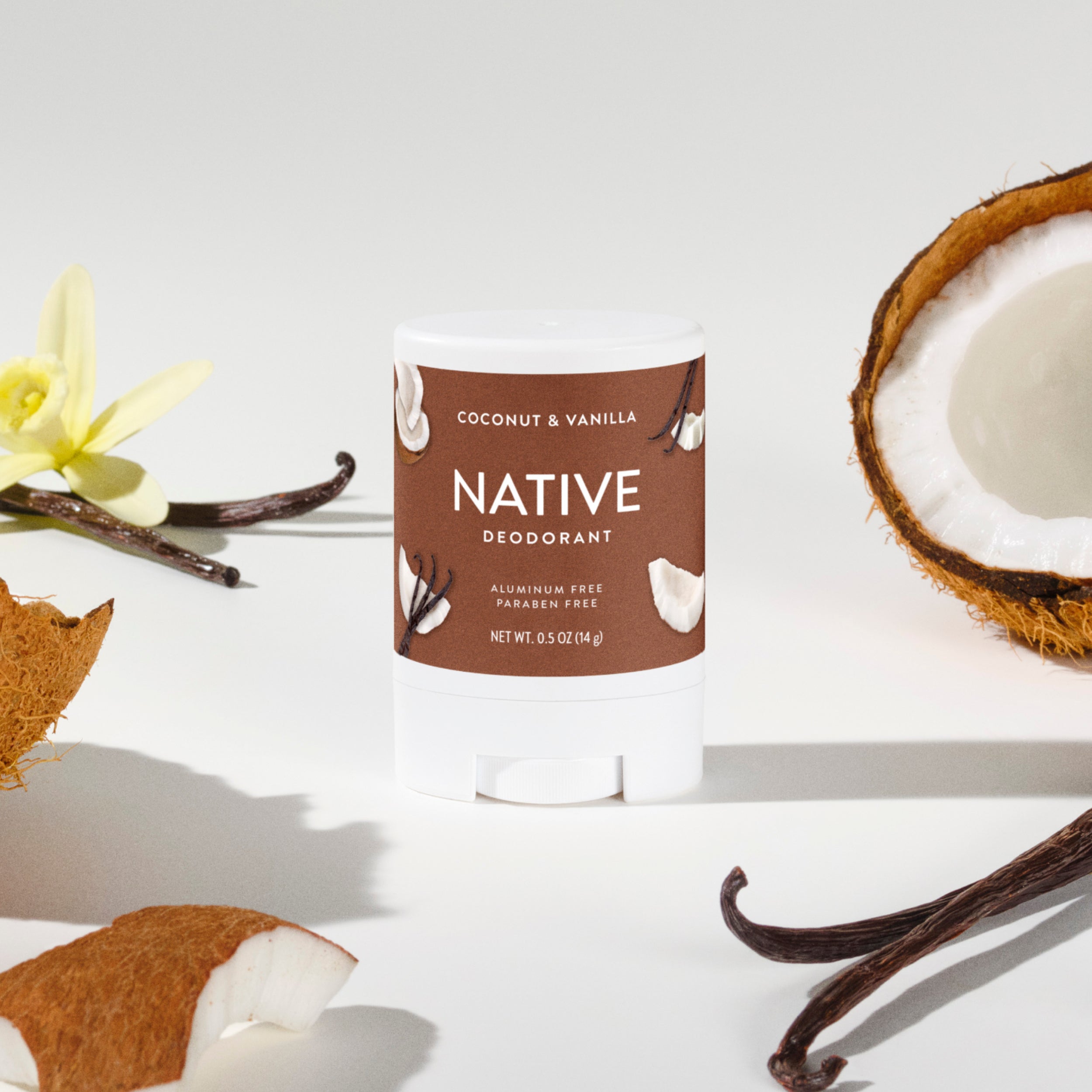 Coconut and Vanilla Mini Deodorant Stick Classic 0.5oz Care Collection
