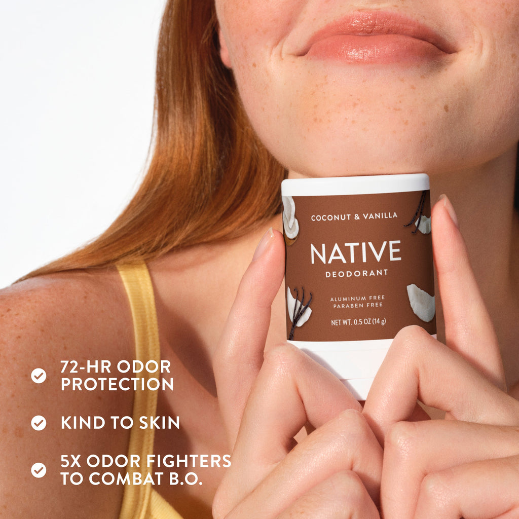 Coconut and Vanilla Mini Deodorant Stick Classic 0.5oz Care Collection