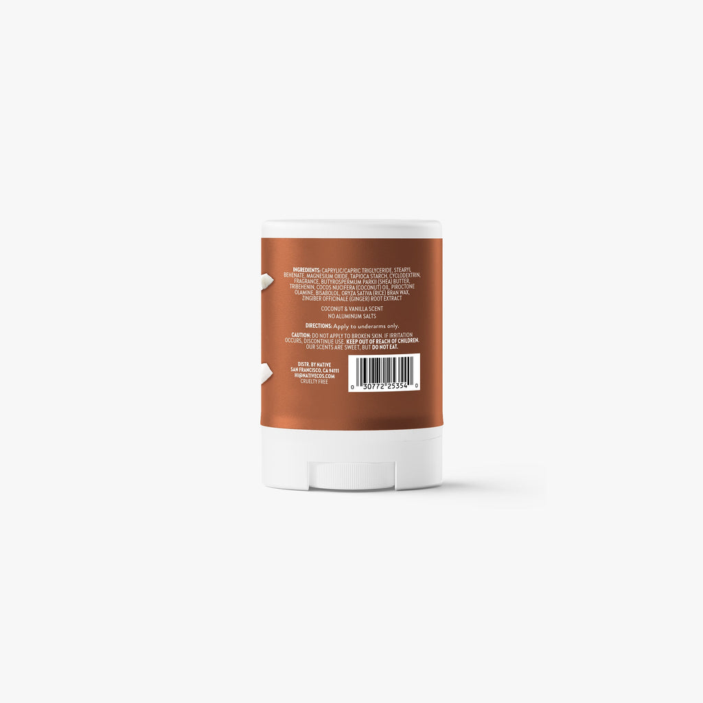 Coconut and Vanilla Mini Deodorant Stick Classic 0.5oz Care Collection