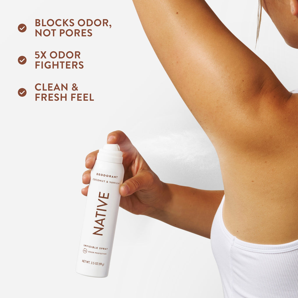 Coconut and Vanilla Deodorant Spray Classic 3.5oz Care Collection