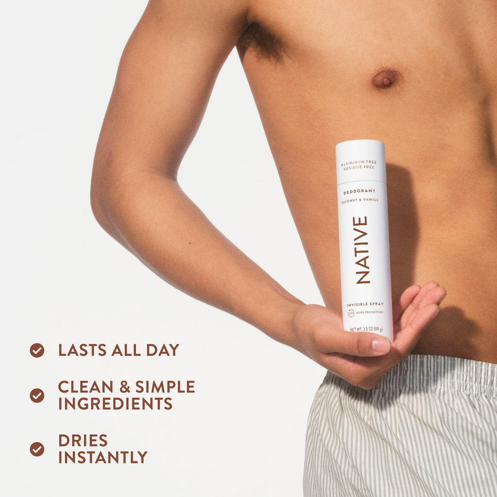 Coconut and Vanilla Deodorant Spray Classic 3.5oz Care Collection