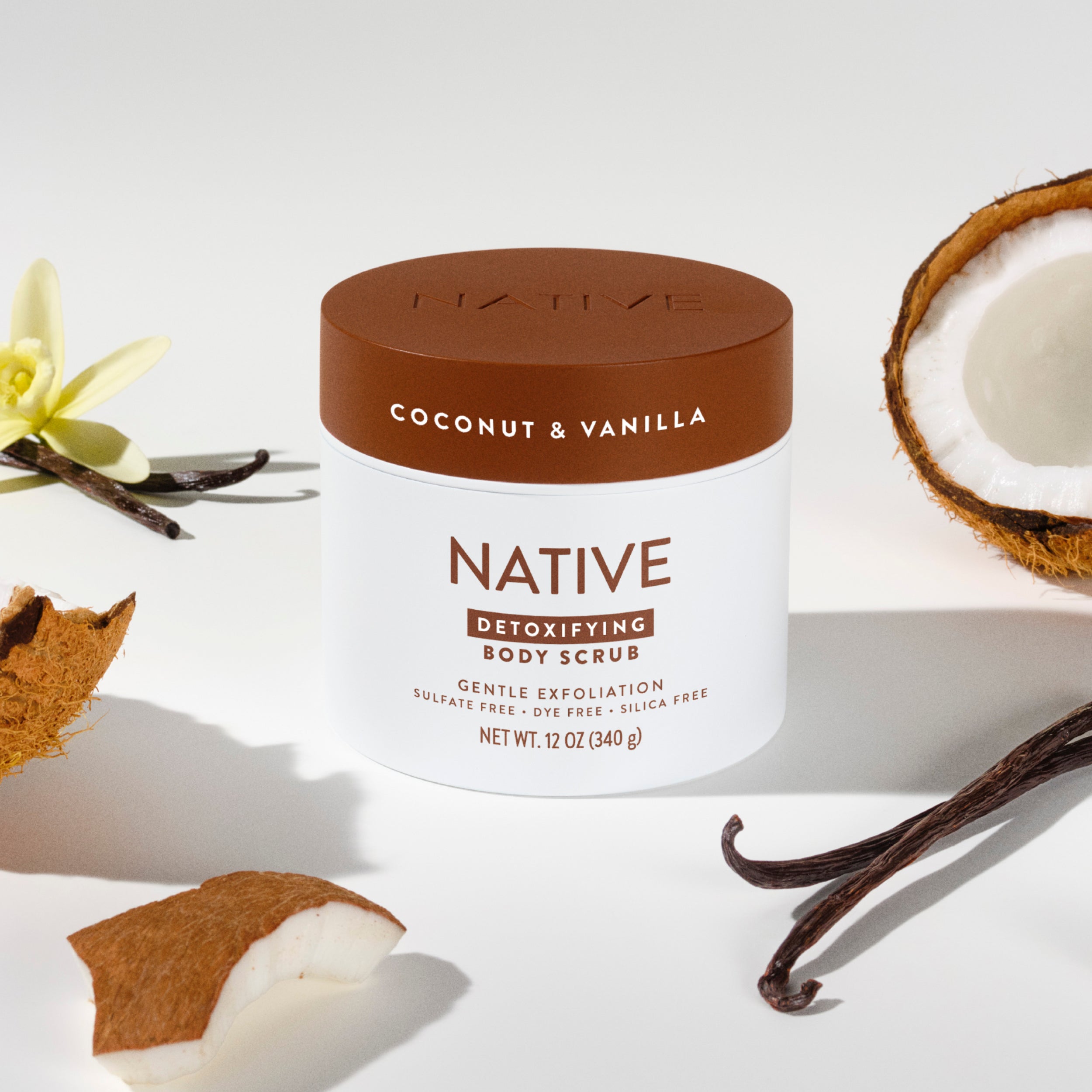 Coconut and Vanilla Body Scrub Classic 12oz Care Collection