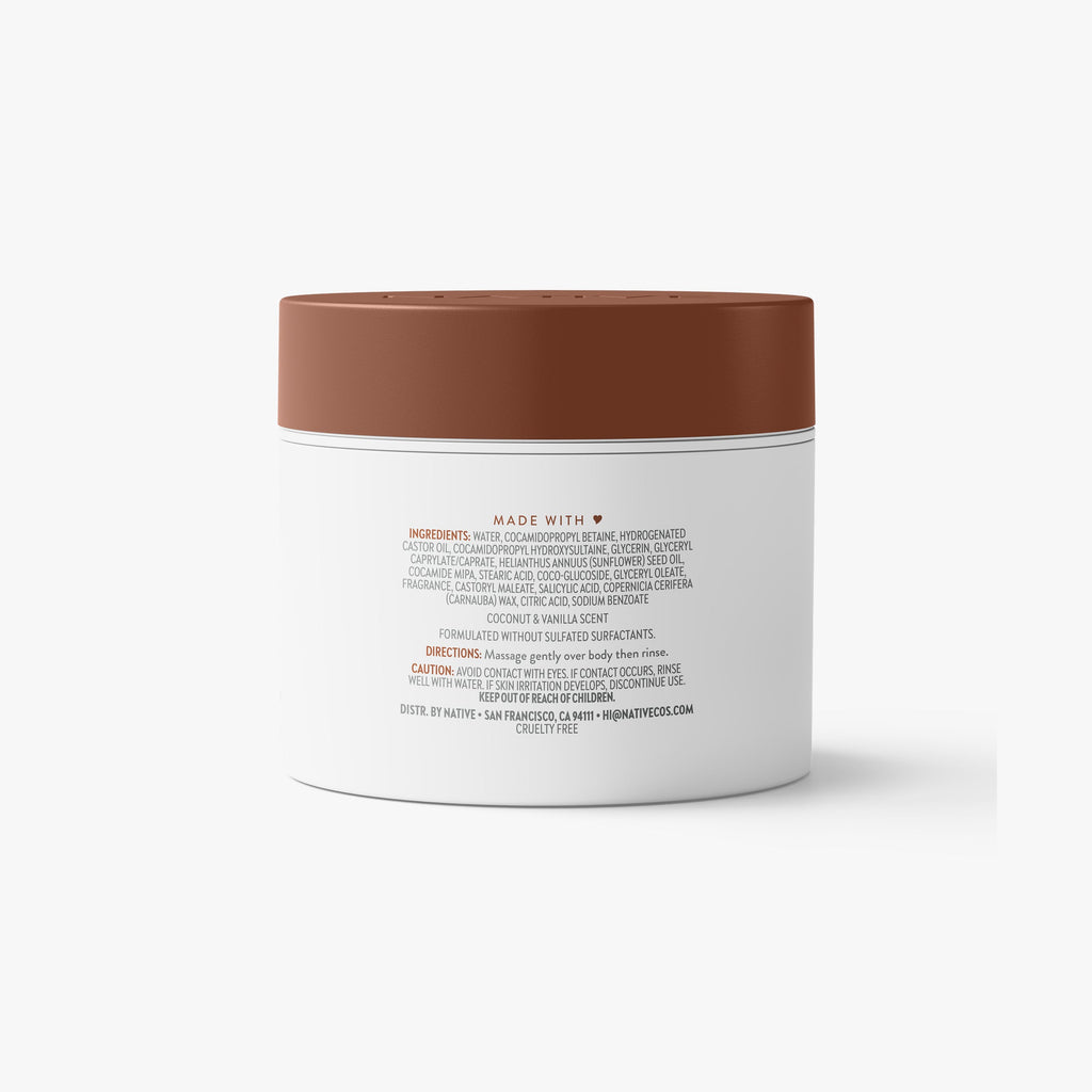 Coconut and Vanilla Body Scrub Classic 12oz Care Collection
