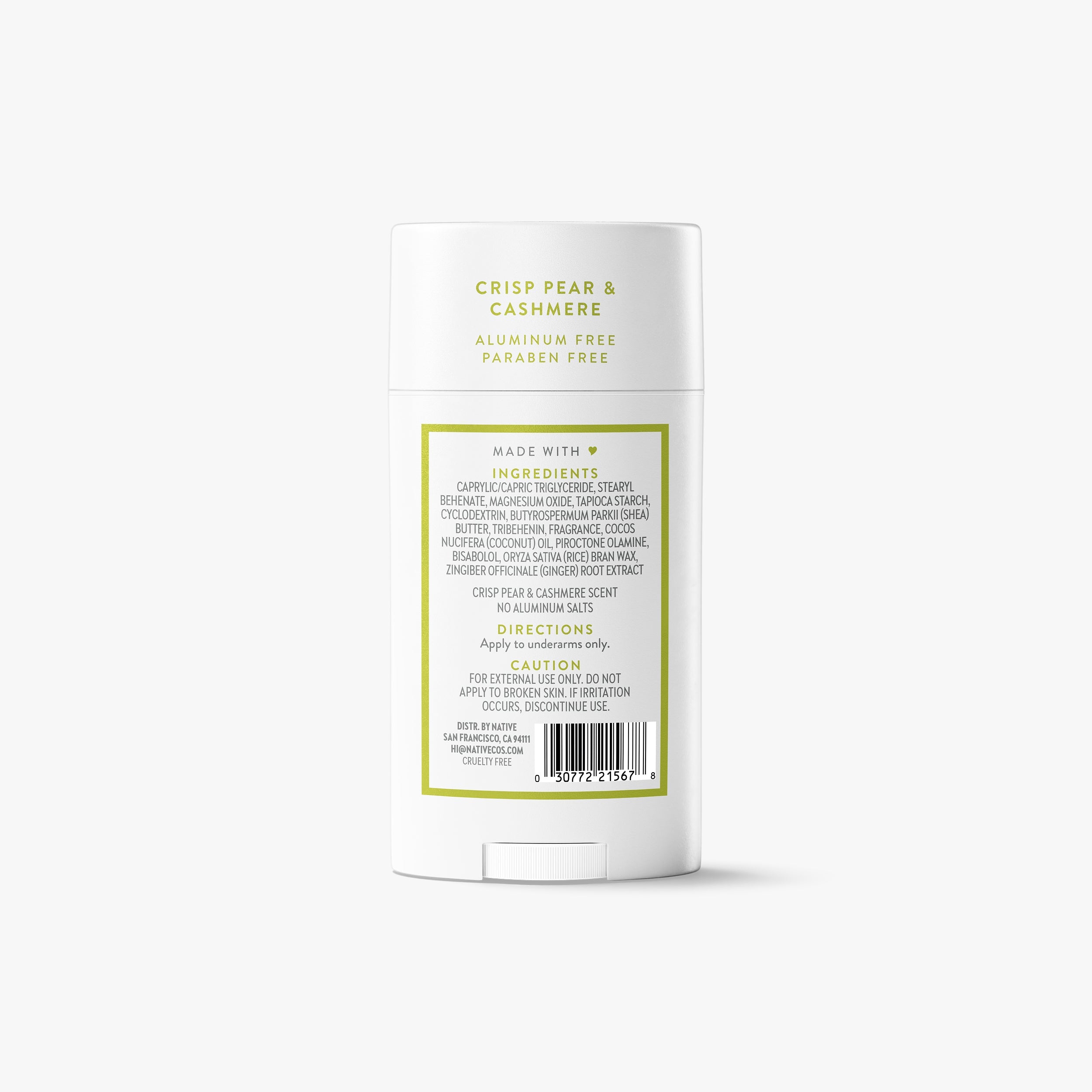 Crisp Pear and Cashmere Deodorant Stick Classic 2.65oz Care Collection