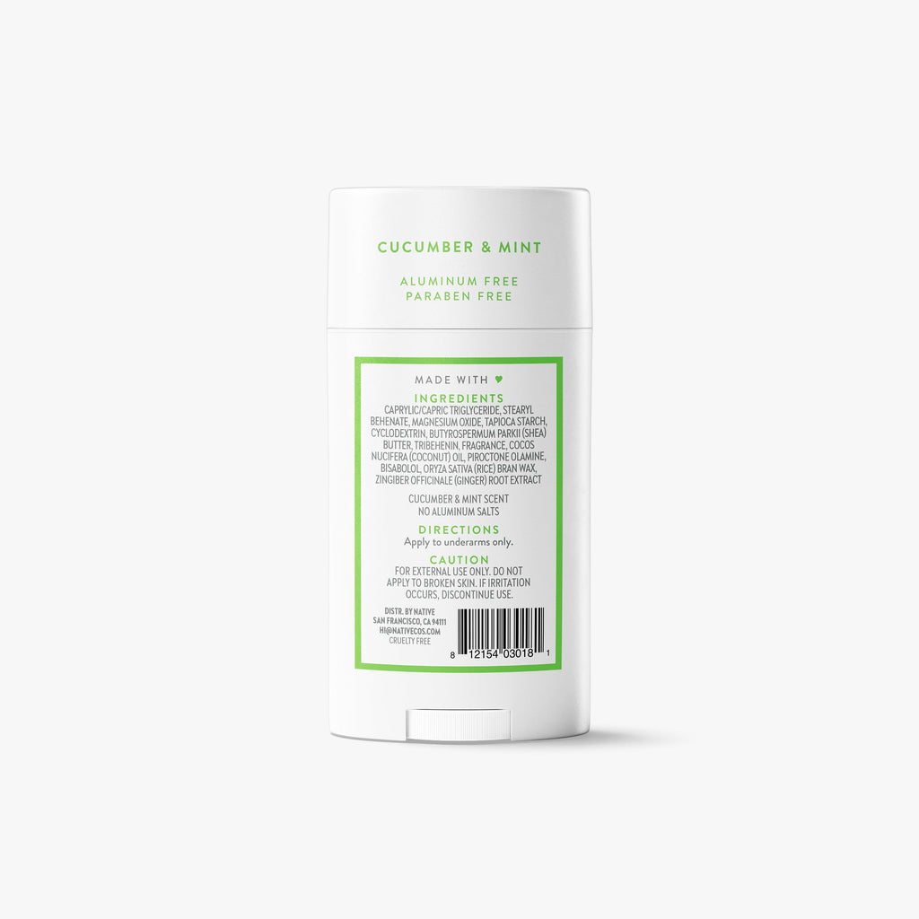 Cucumber and Mint Deodorant Stick Classic 2.65oz Care Collection