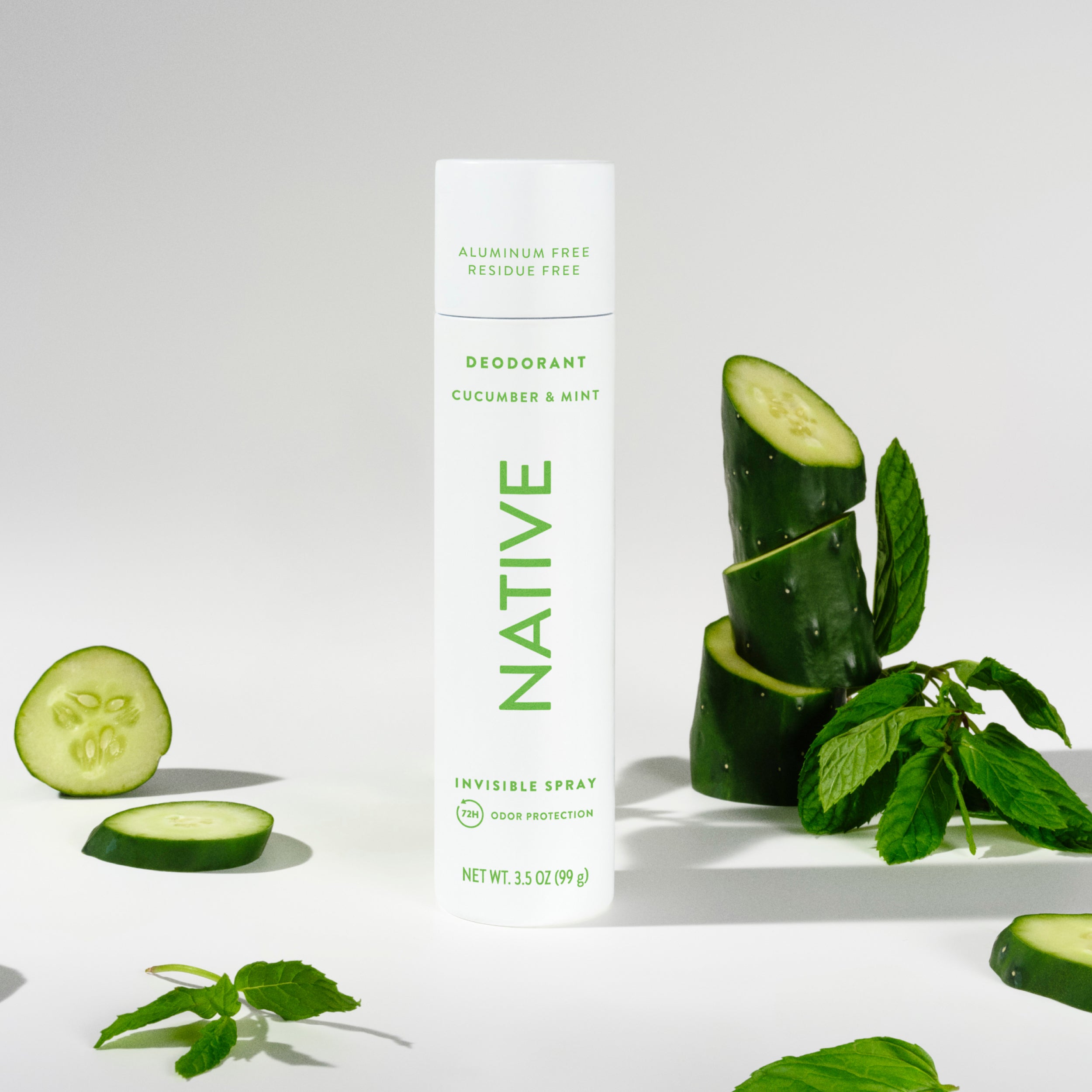 Cucumber and Mint Deodorant Spray Classic 3.5oz Care Collection