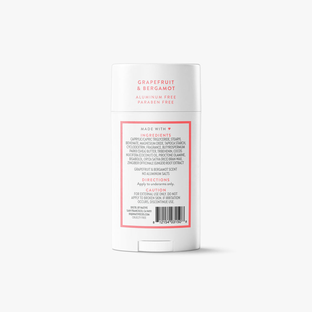 Grapefruit and Bergamot Deodorant Stick Classic 2.65oz Care Collection