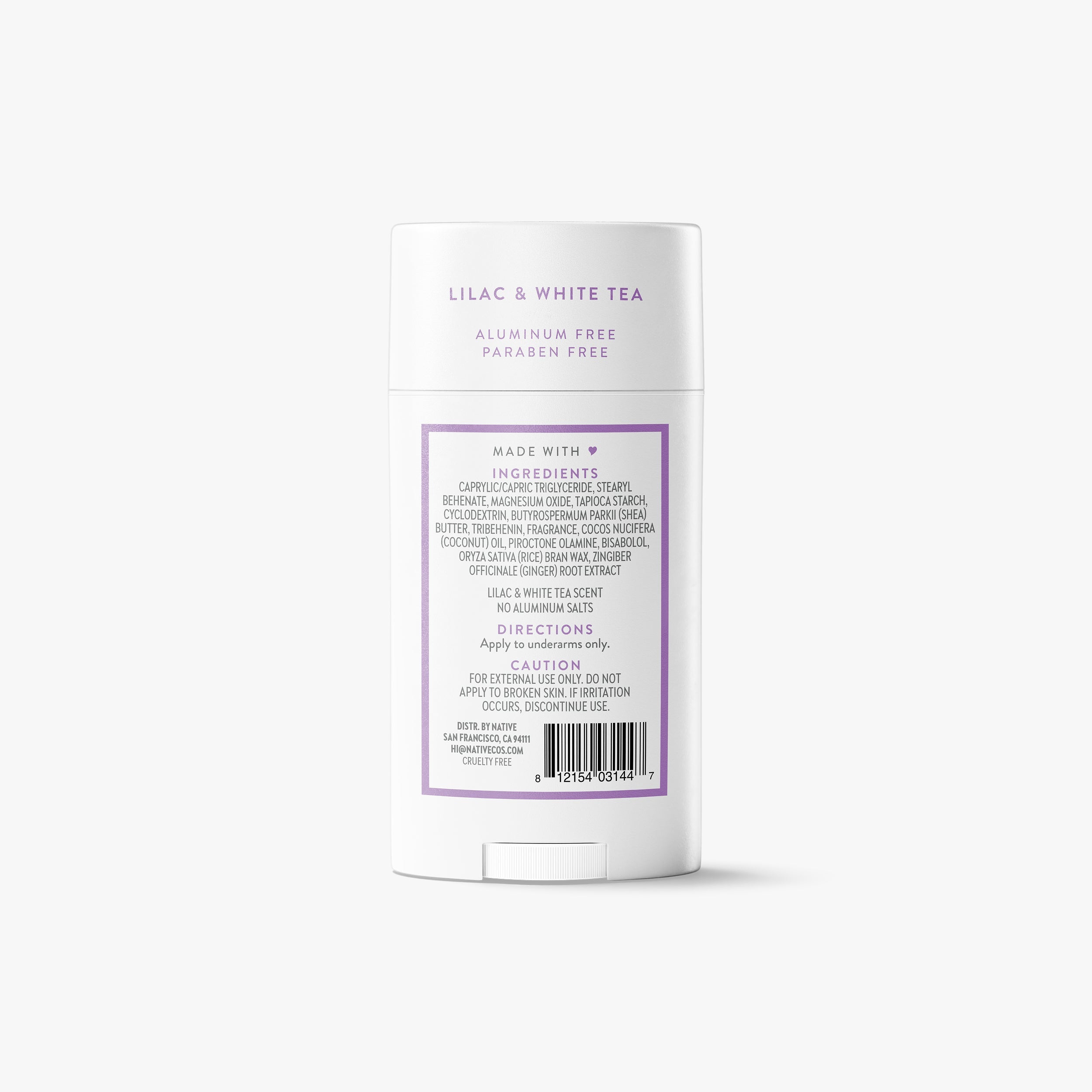 Lilac and White Tea Deodorant Stick Classic 2.65oz Care Collection