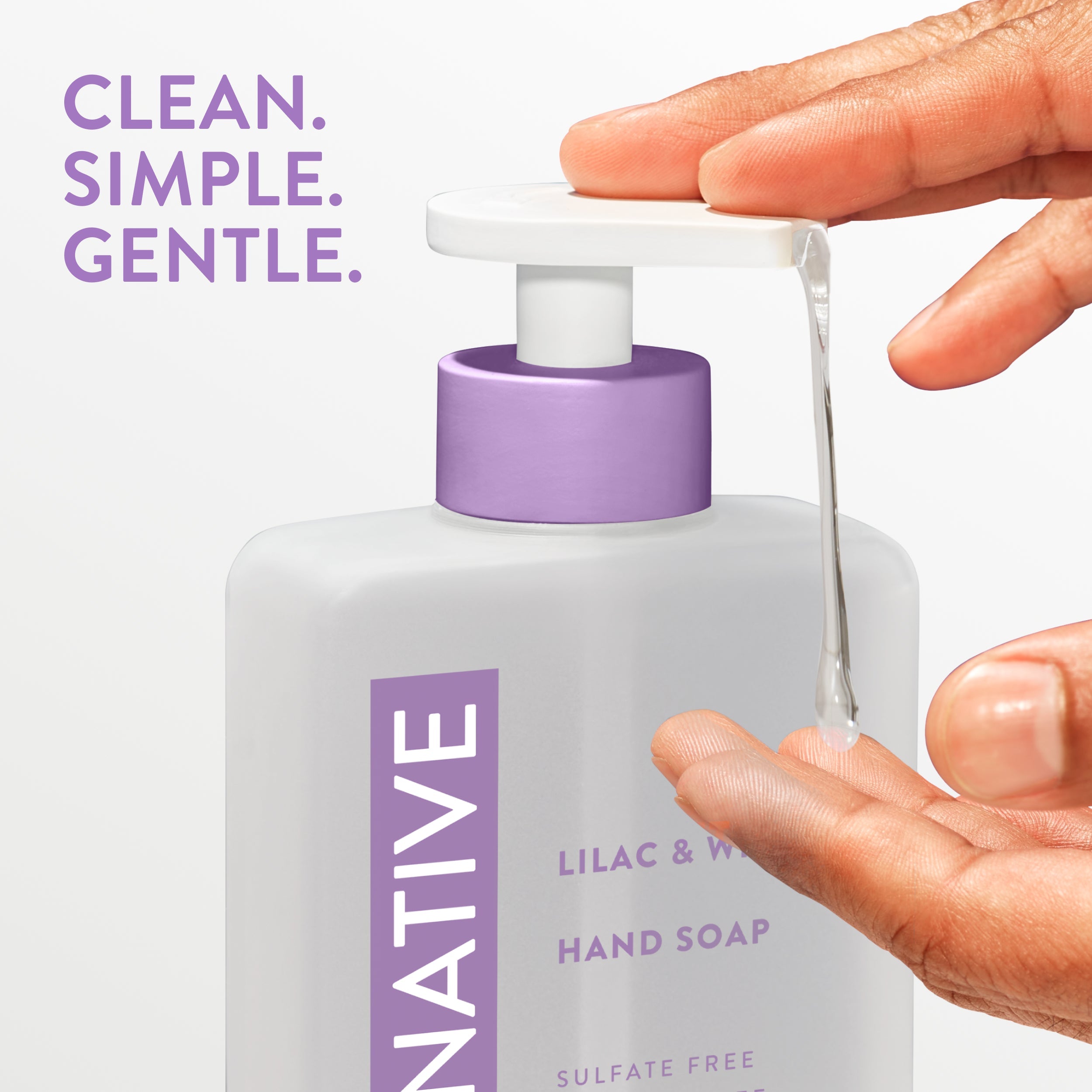 Lilac and White Tea Hand Soap Classic 13oz Care Collection