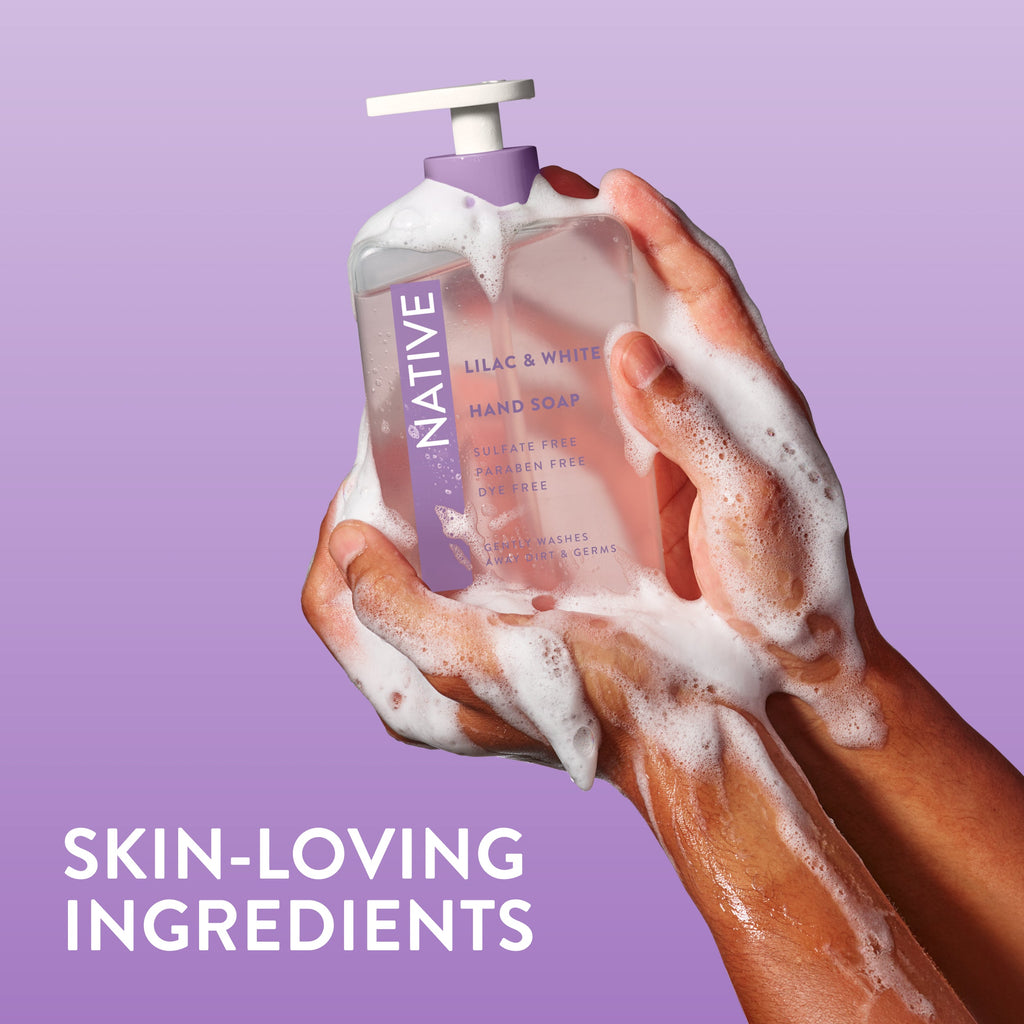 Lilac and White Tea Hand Soap Classic 13oz Care Collection