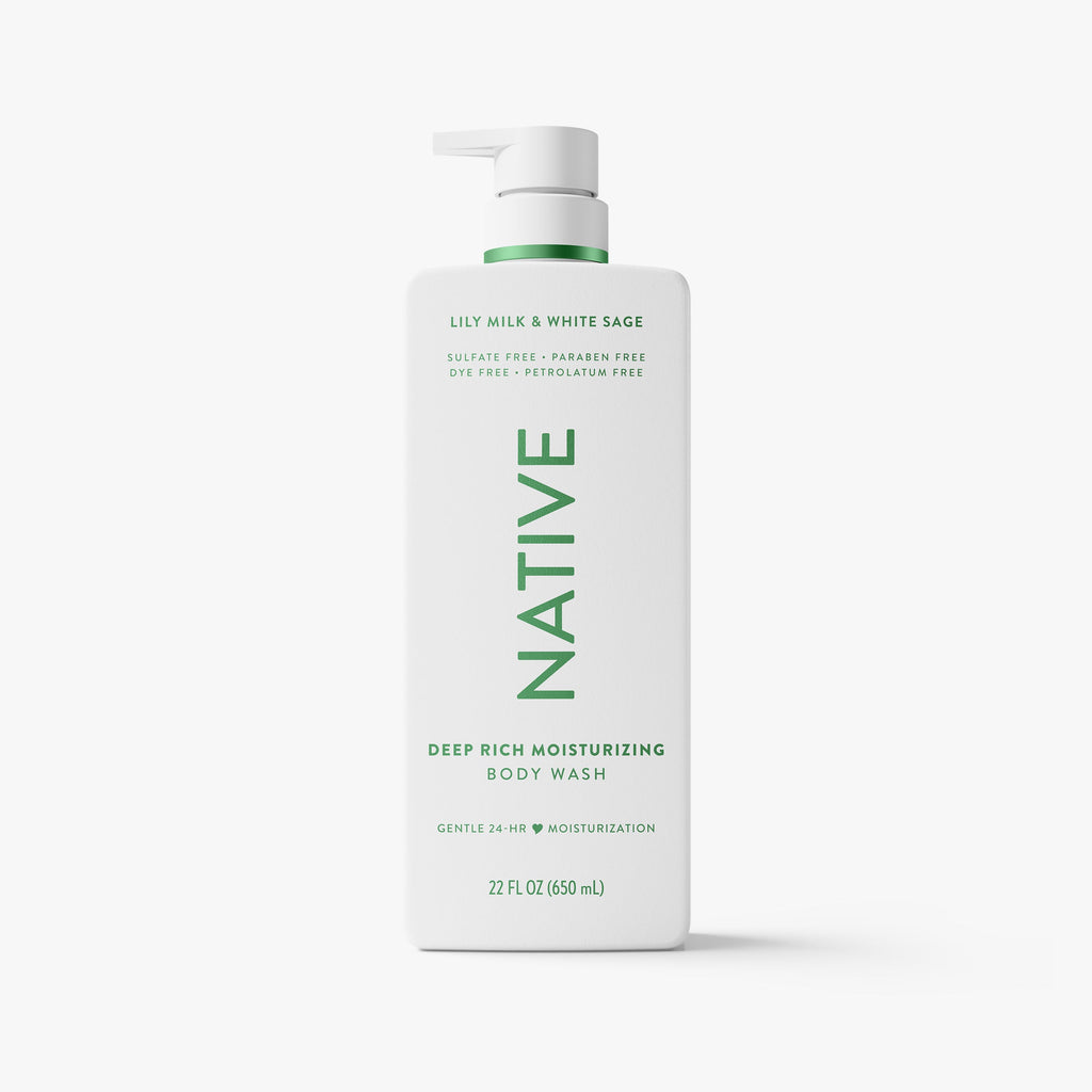 Lily Milk and White Sage Moisturizing Body Wash Classic 22oz Care Collection