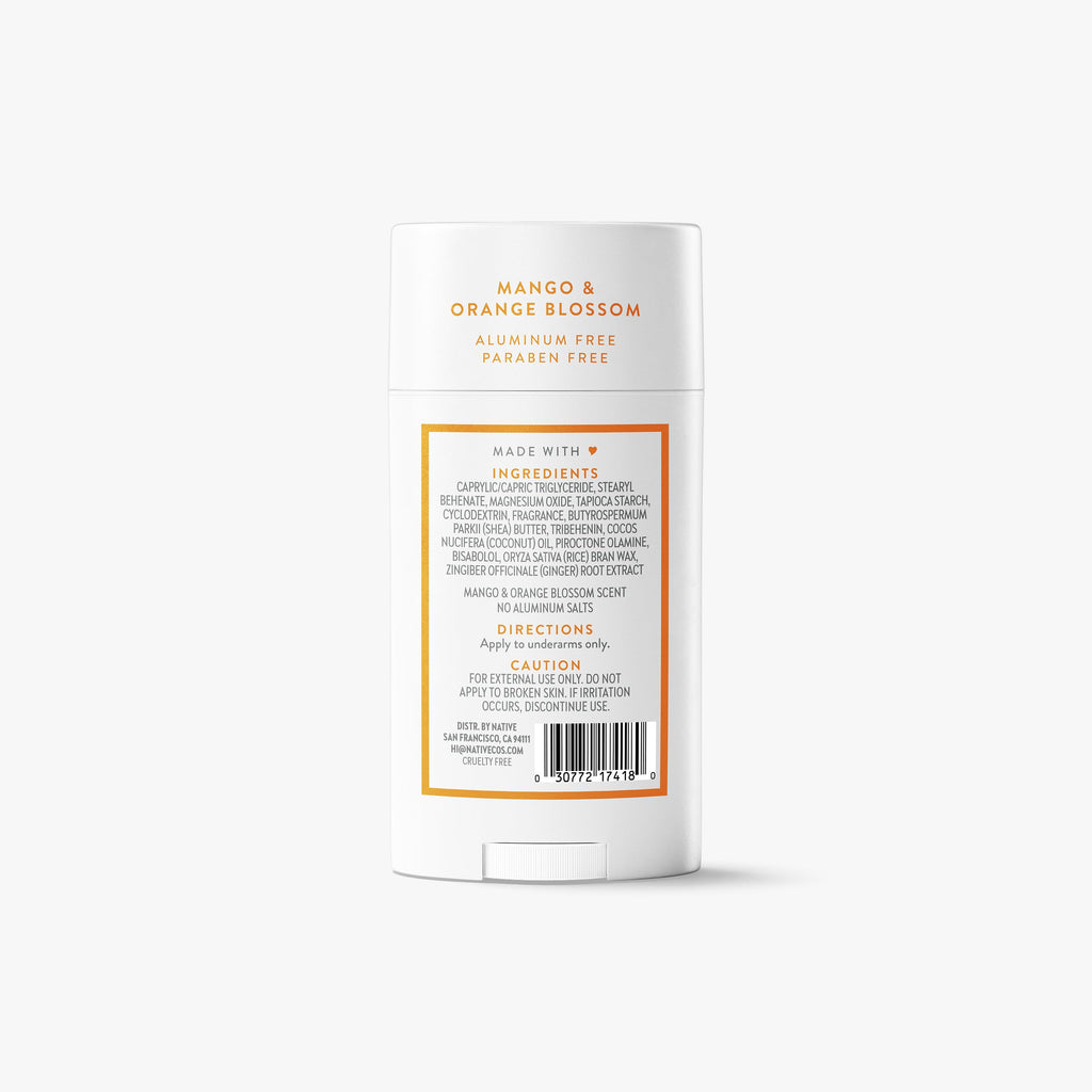 Mango and Orange Blossom Deodorant Stick Classic 2.65oz Care Collection