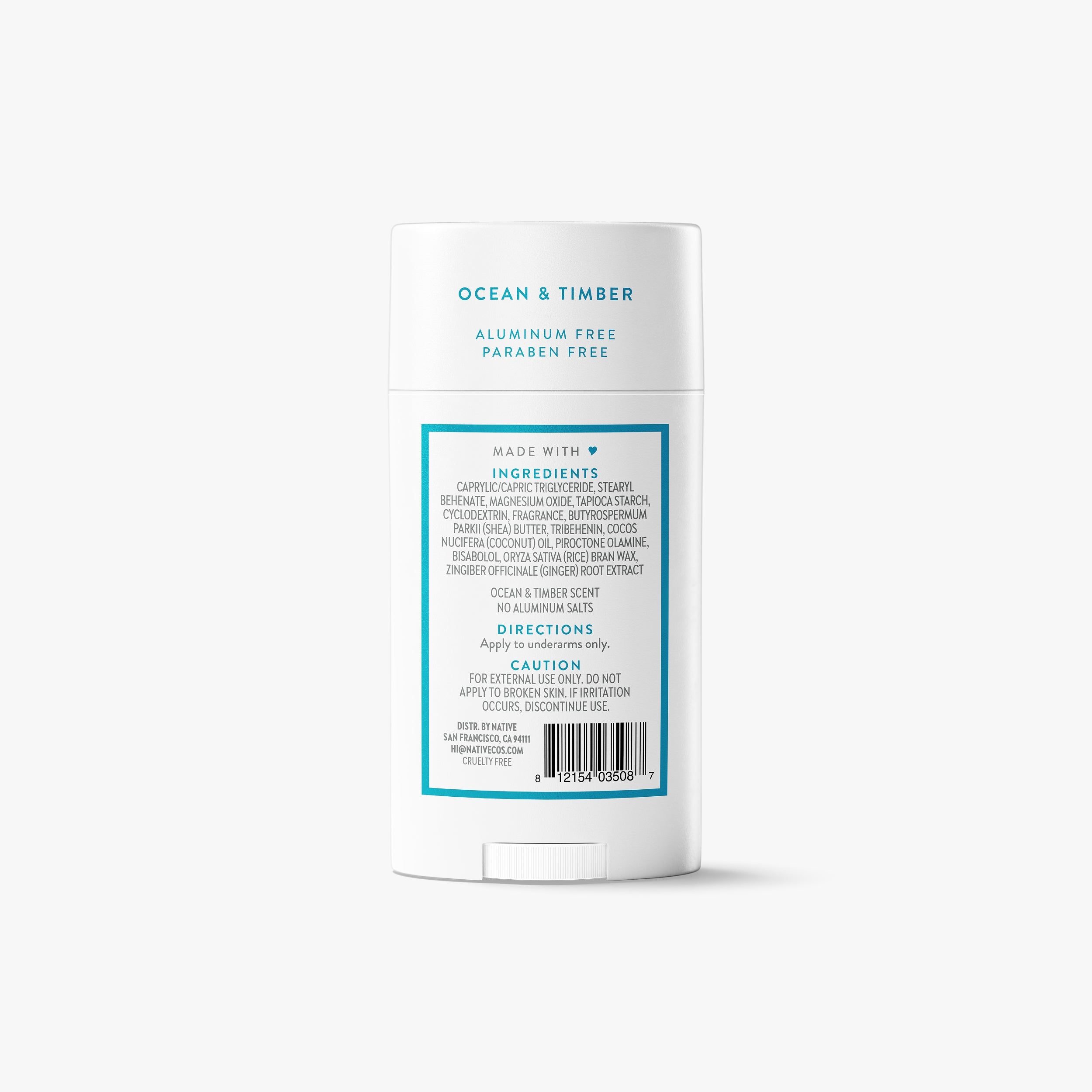 Ocean and Timber Deodorant Stick Classic 2.65oz Care Collection