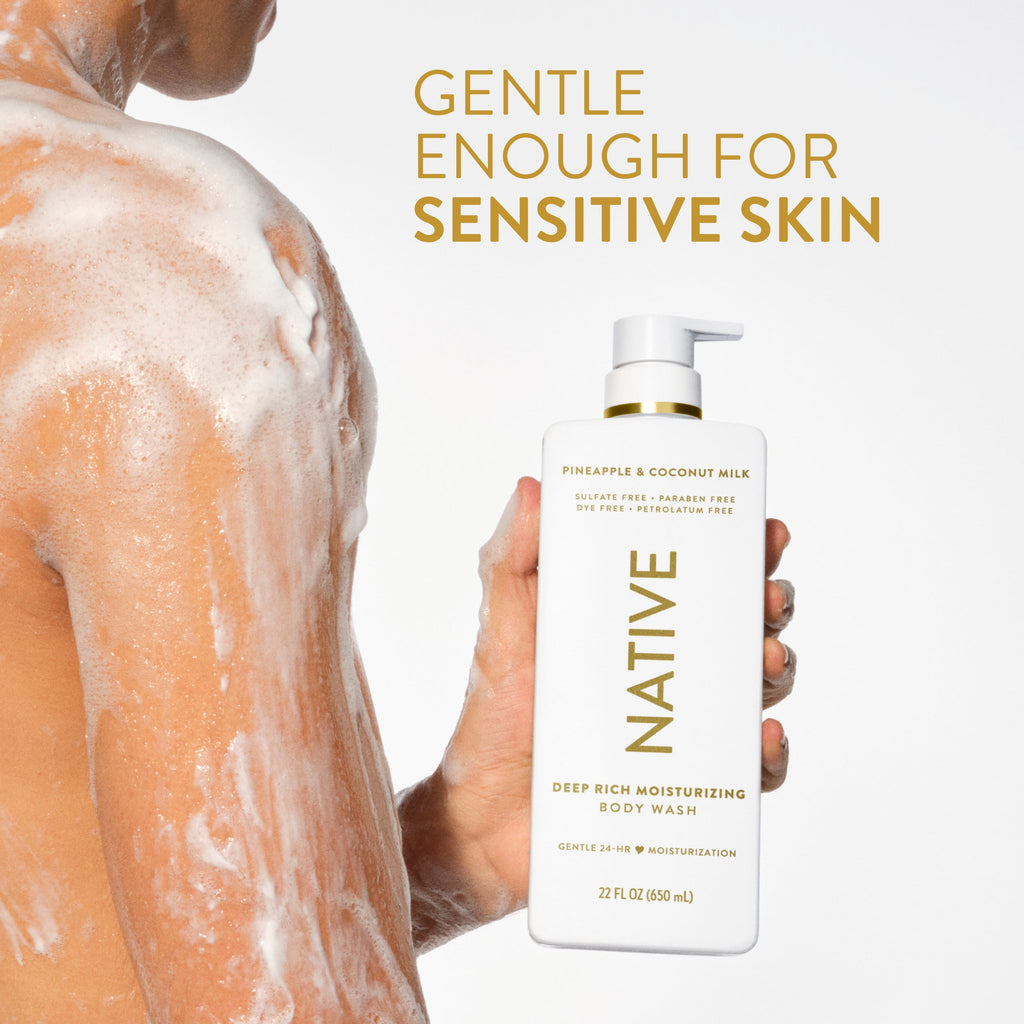 Pineapple and Coconut Milk Moisturizing Body Wash Classic 22oz Care Collection