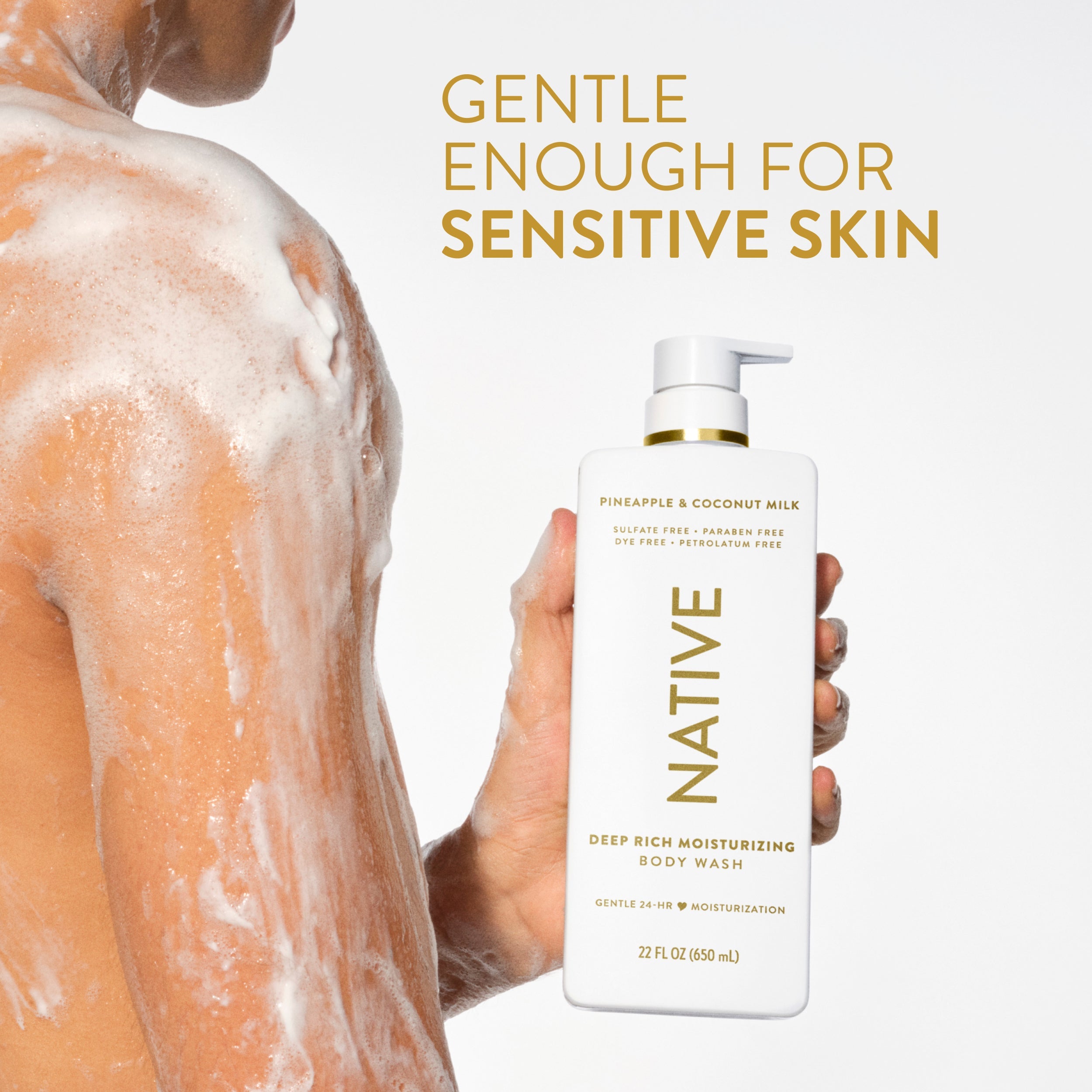 Pineapple and Coconut Milk Moisturizing Body Wash Classic 22oz Care Collection