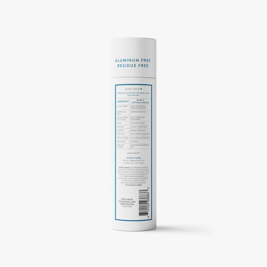 Sea Salt and Cedar Deodorant Spray Classic 3.5oz Care Collection