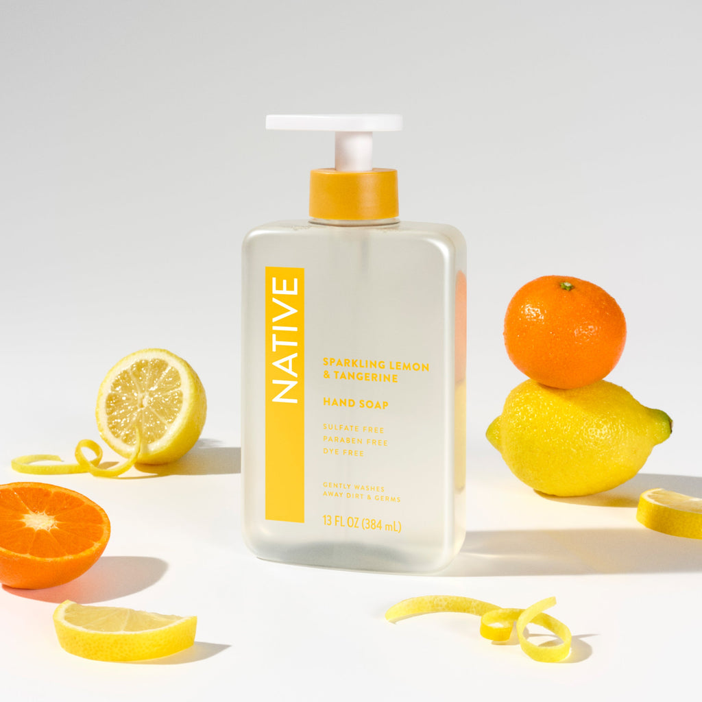 Sparkling Lemon and Tangerine Hand Soap Classic 13oz Care Collection