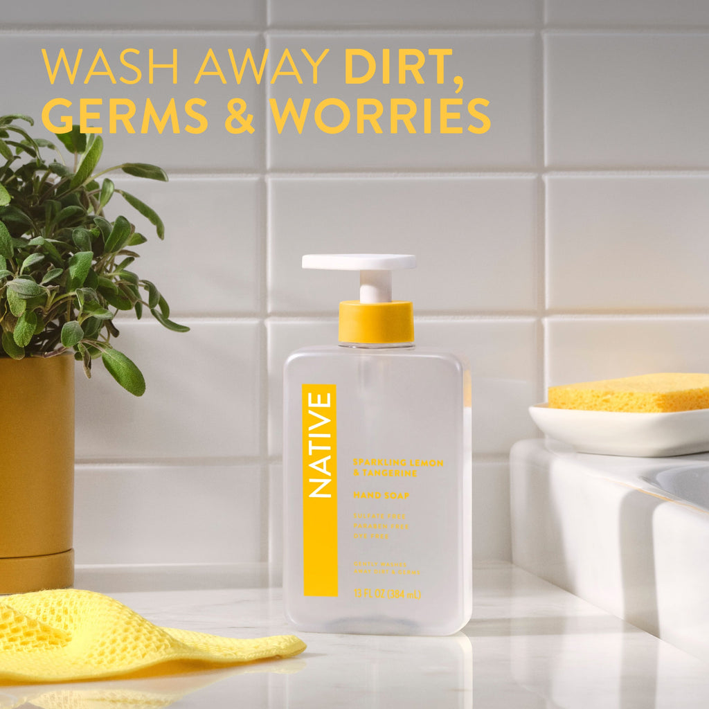 Sparkling Lemon and Tangerine Hand Soap Classic 13oz Care Collection