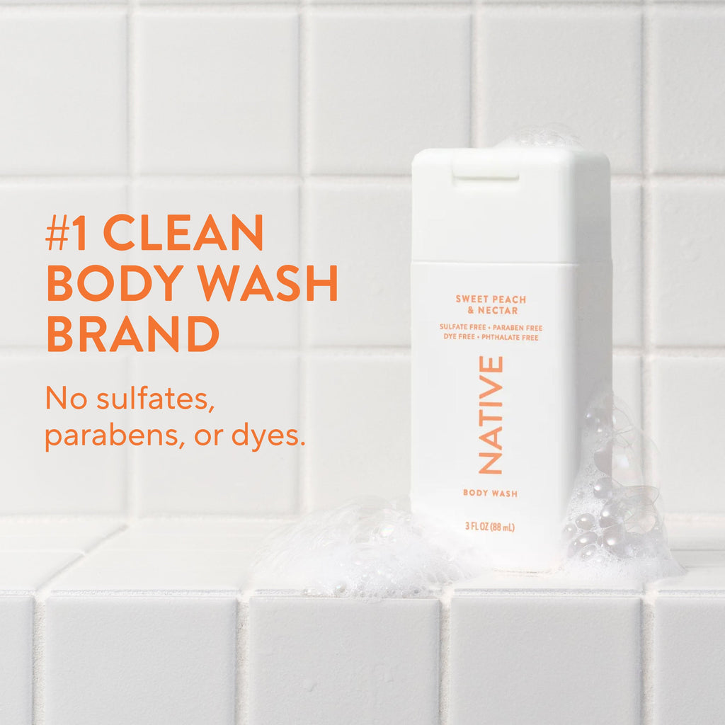 Sweet Peach and Nectar Mini Body Wash Classic 3oz Care Collection