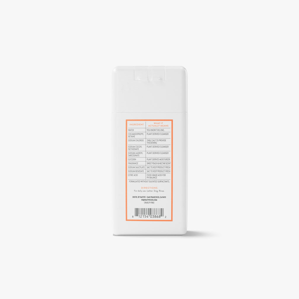 Sweet Peach and Nectar Mini Body Wash Classic 3oz Care Collection