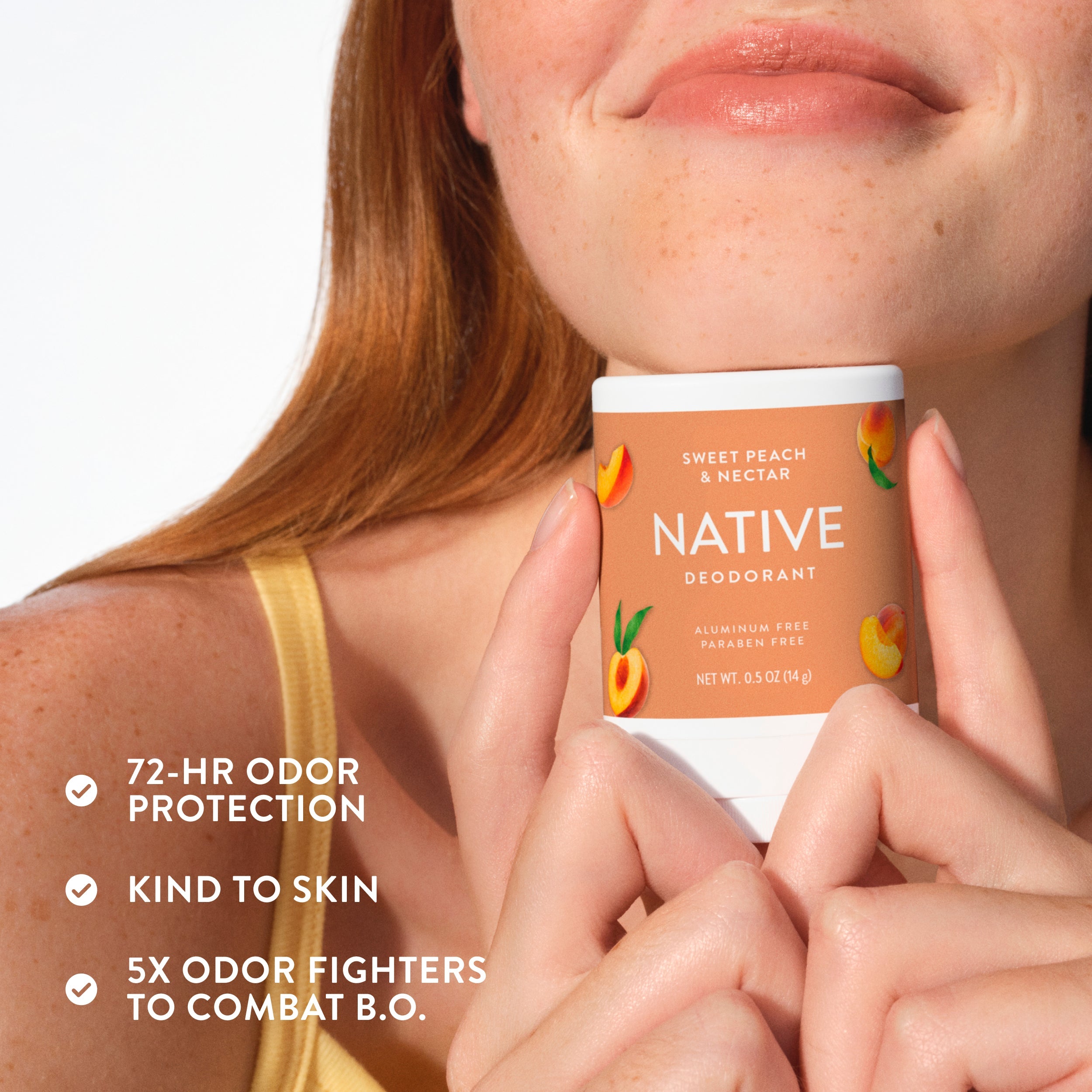Sweet Peach and Nectar Mini Deodorant Stick Classic 0.5oz Care Collection