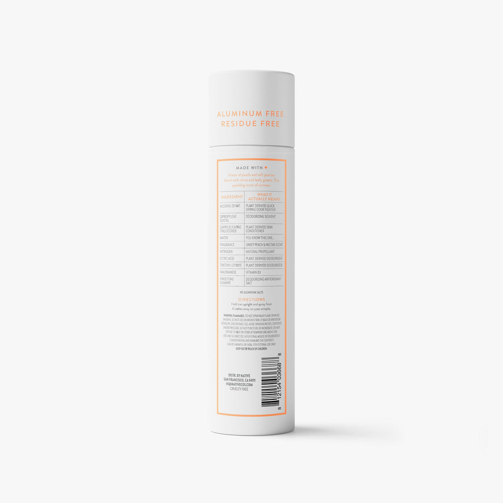 Sweet Peach and Nectar Deodorant Spray Classic 3.5oz Care Collection