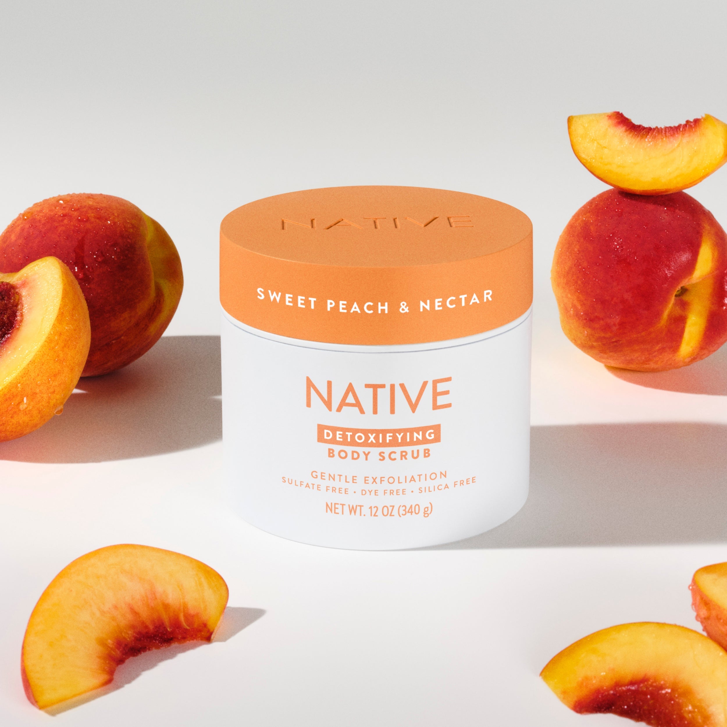 Sweet Peach and Nectar Body Scrub Classic 12oz Care Collection