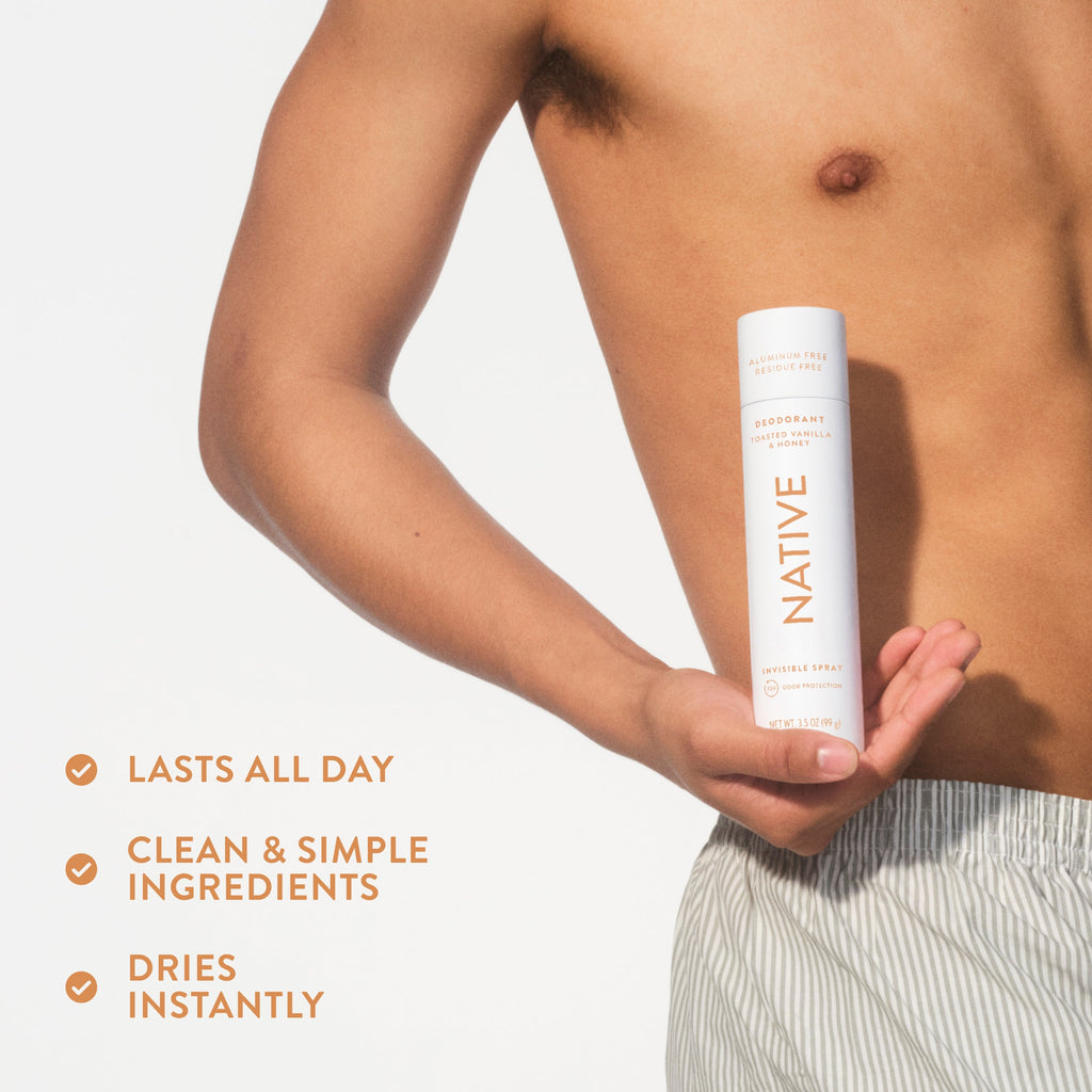 Toasted Vanilla and Honey Deodorant Spray Classic 3.5oz Care Collection