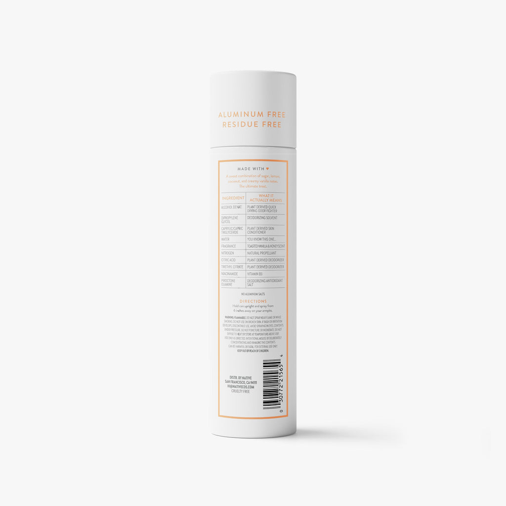 Toasted Vanilla and Honey Deodorant Spray Classic 3.5oz Care Collection