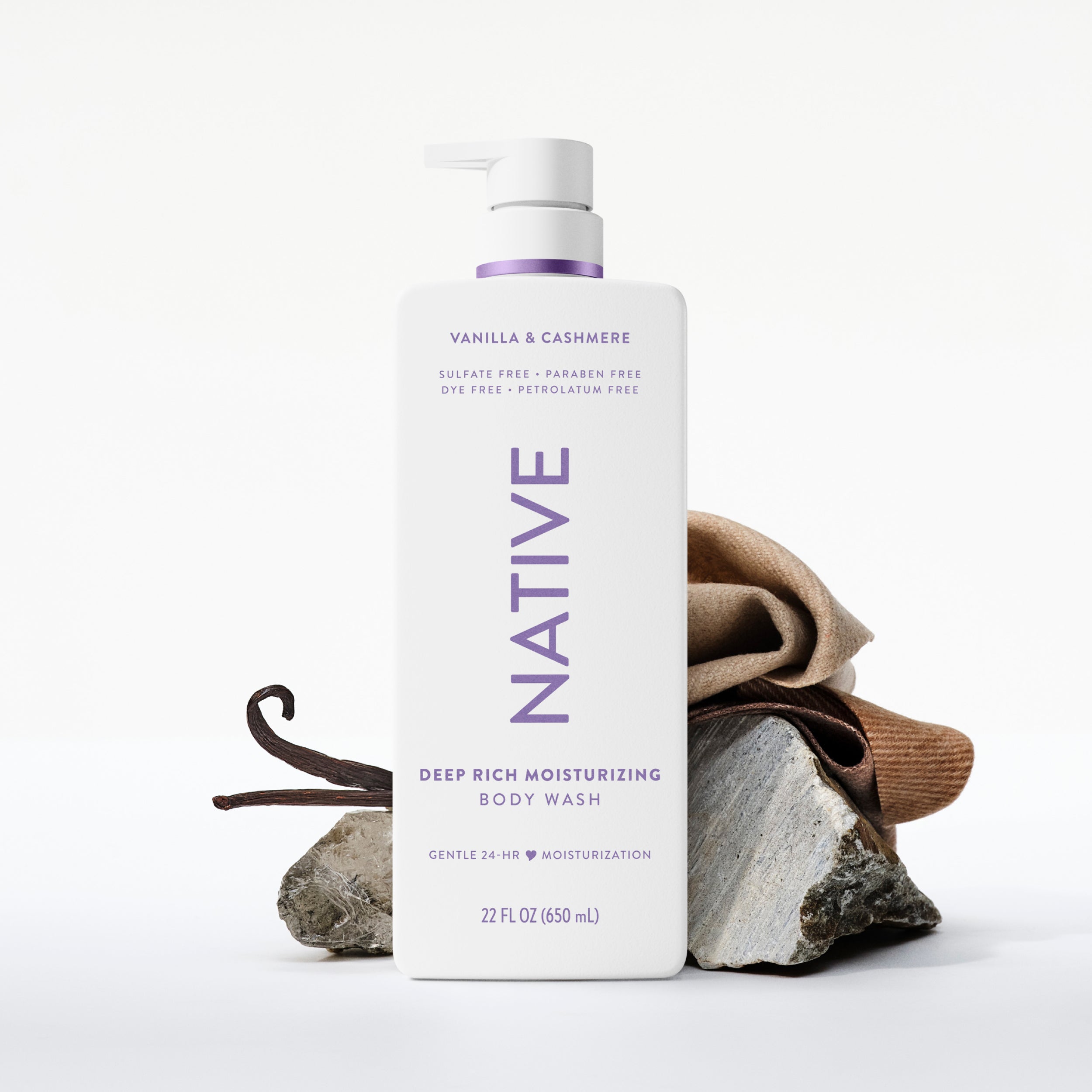 Vanilla and Cashmere Moisturizing Body Wash Classic 22oz Care Collection