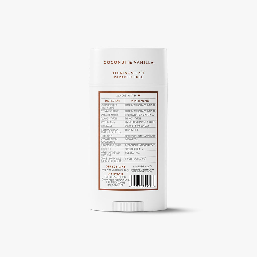 Coconut and Vanilla Deodorant Stick Classic 3.1oz Care Collection