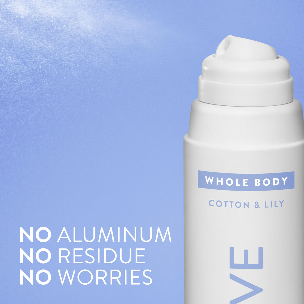 Cotton and Lily Whole Body Deodorant Spray Classic 3.5oz Care Collection