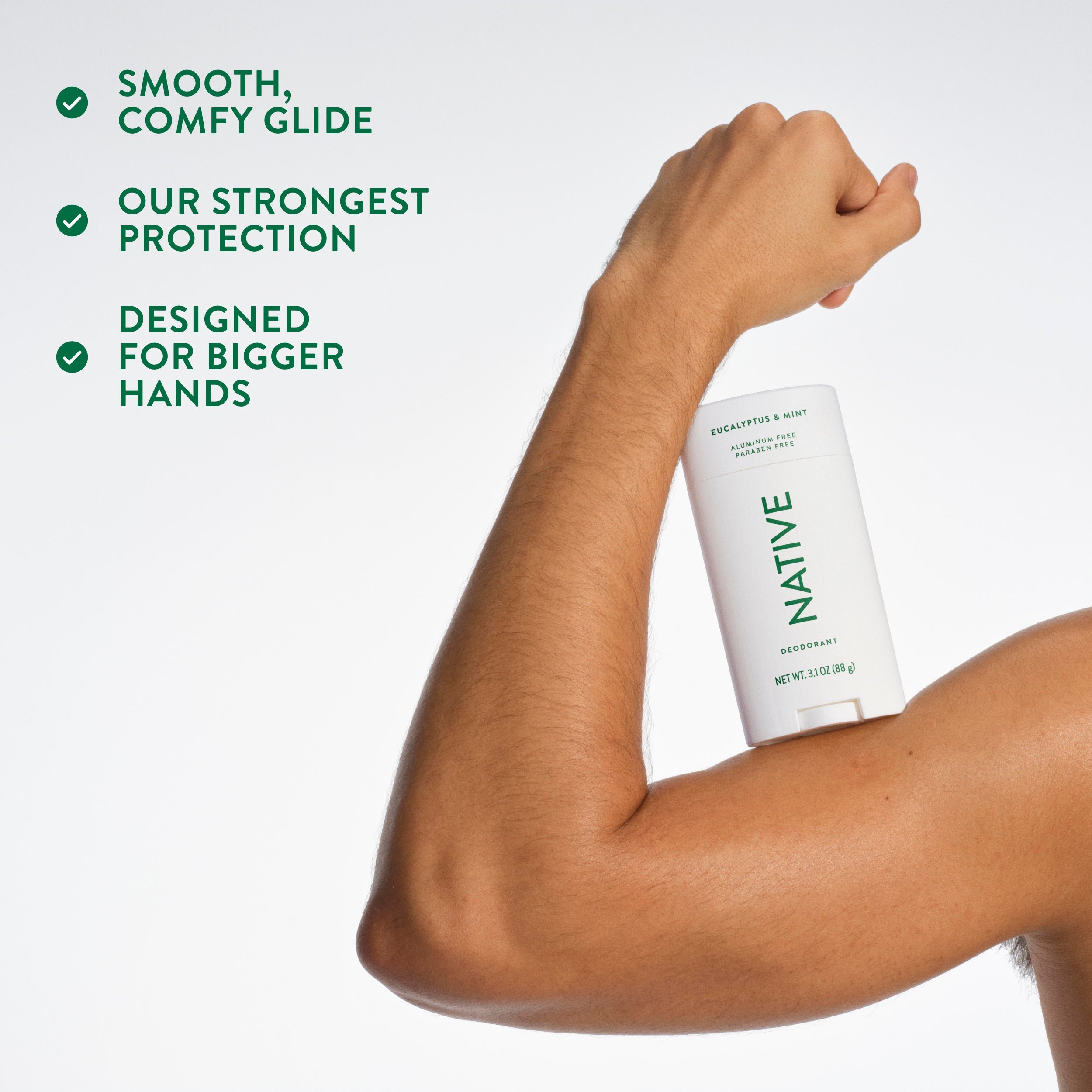 Eucalyptus and Mint Deodorant Stick Classic 3.1oz Care Collection