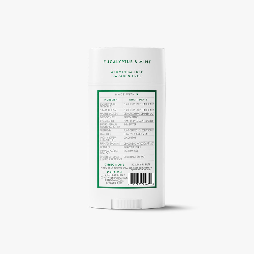 Eucalyptus and Mint Deodorant Stick Classic 3.1oz Care Collection