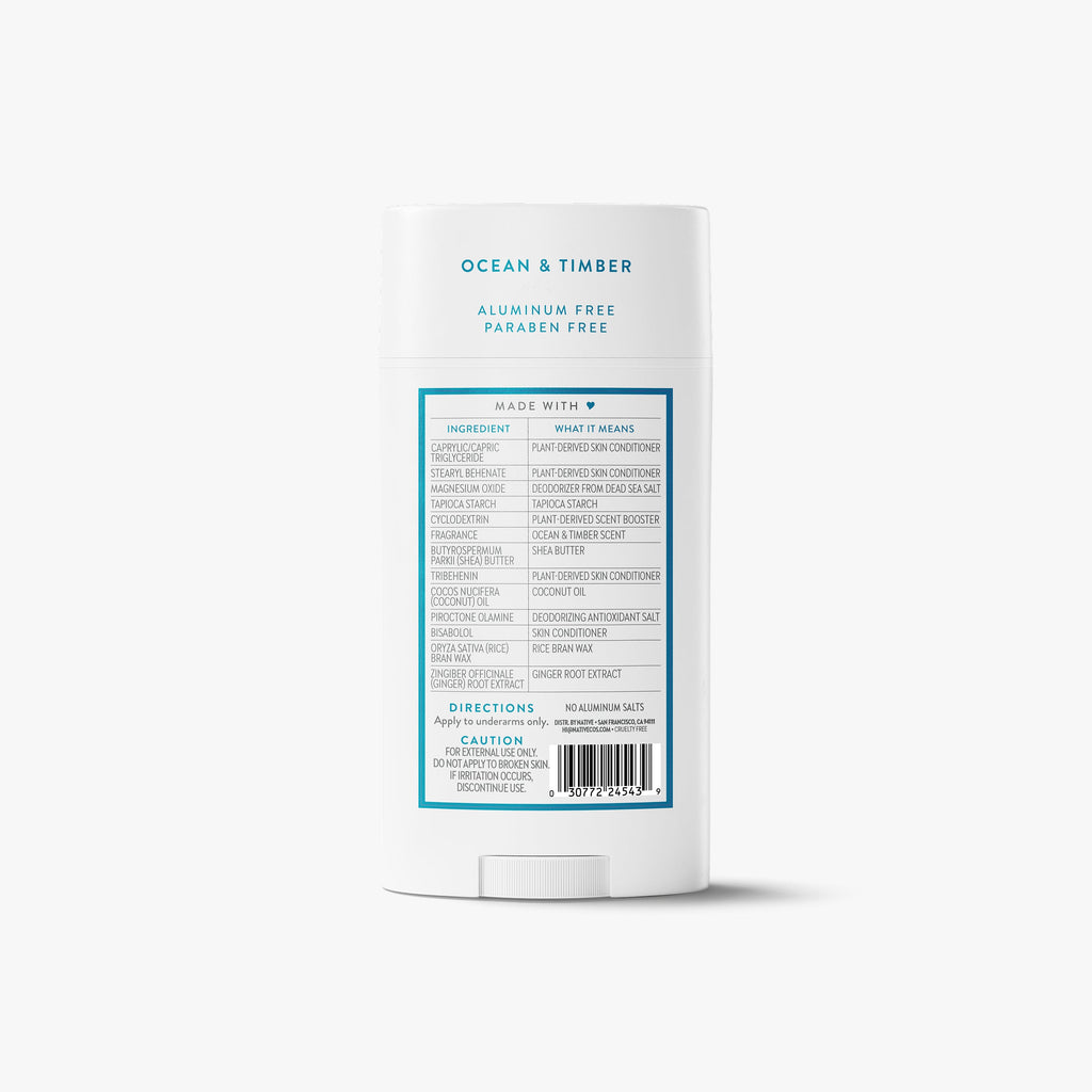 Ocean and Timber Deodorant Stick Classic 3.1oz Care Collection
