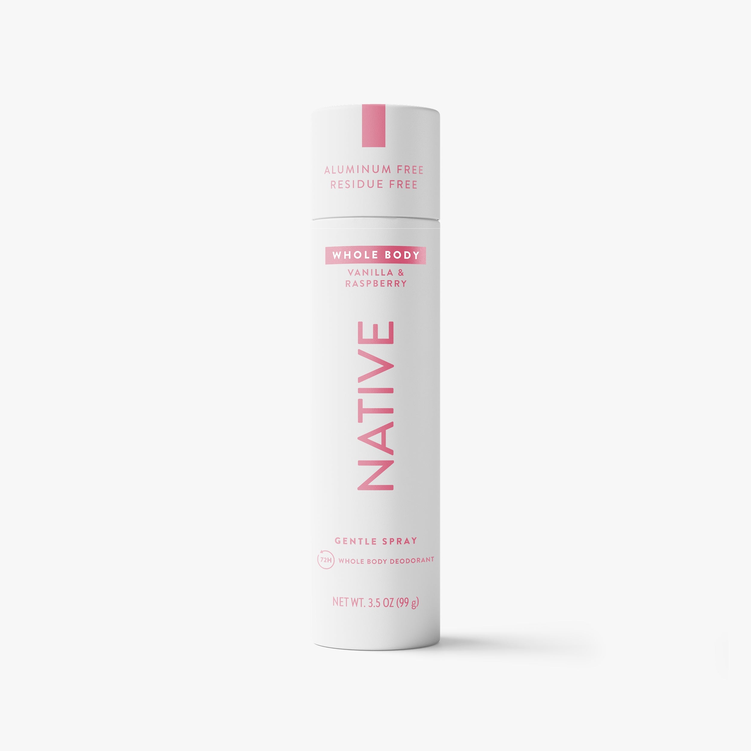 Vanilla and Raspberry Whole Body Deodorant Spray Classic 3.5oz Care Collection