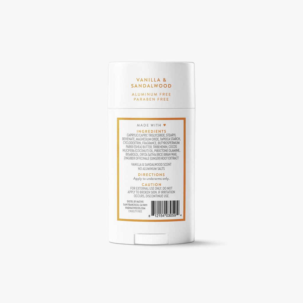 Vanilla and Sandalwood Deodorant Stick Classic 2.65oz Care Collection