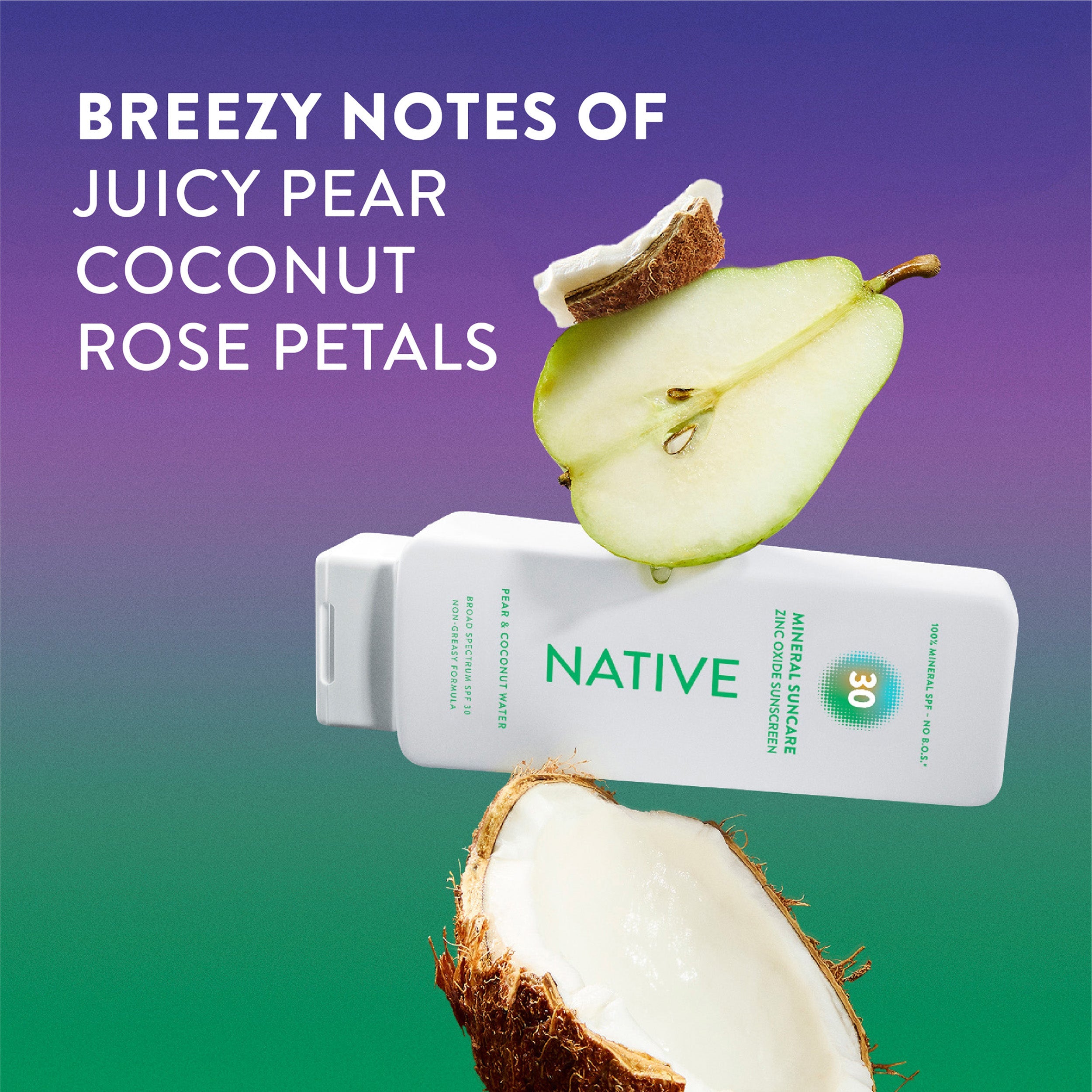 Pear and Coconut Water Sunscreen Lotion Care Collection