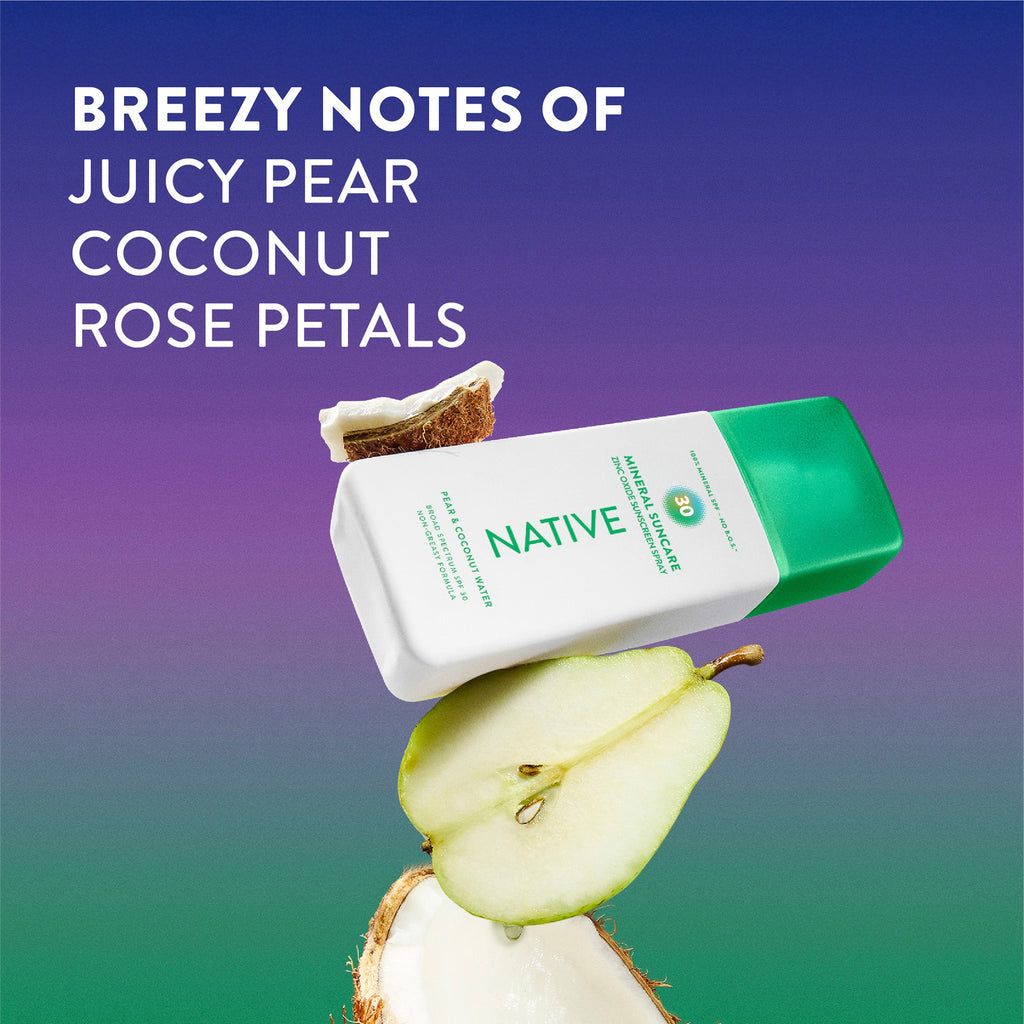 Pear and Coconut Water Sunscreen Spritz Care Collection