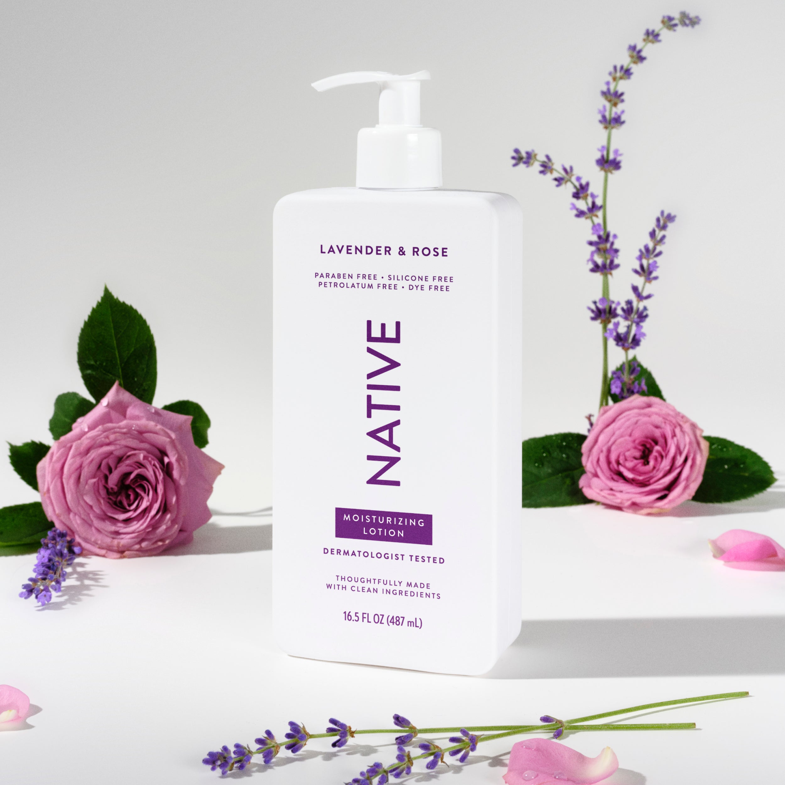 Lavender and Rose Body Lotion Classic 16.5oz Care Collection