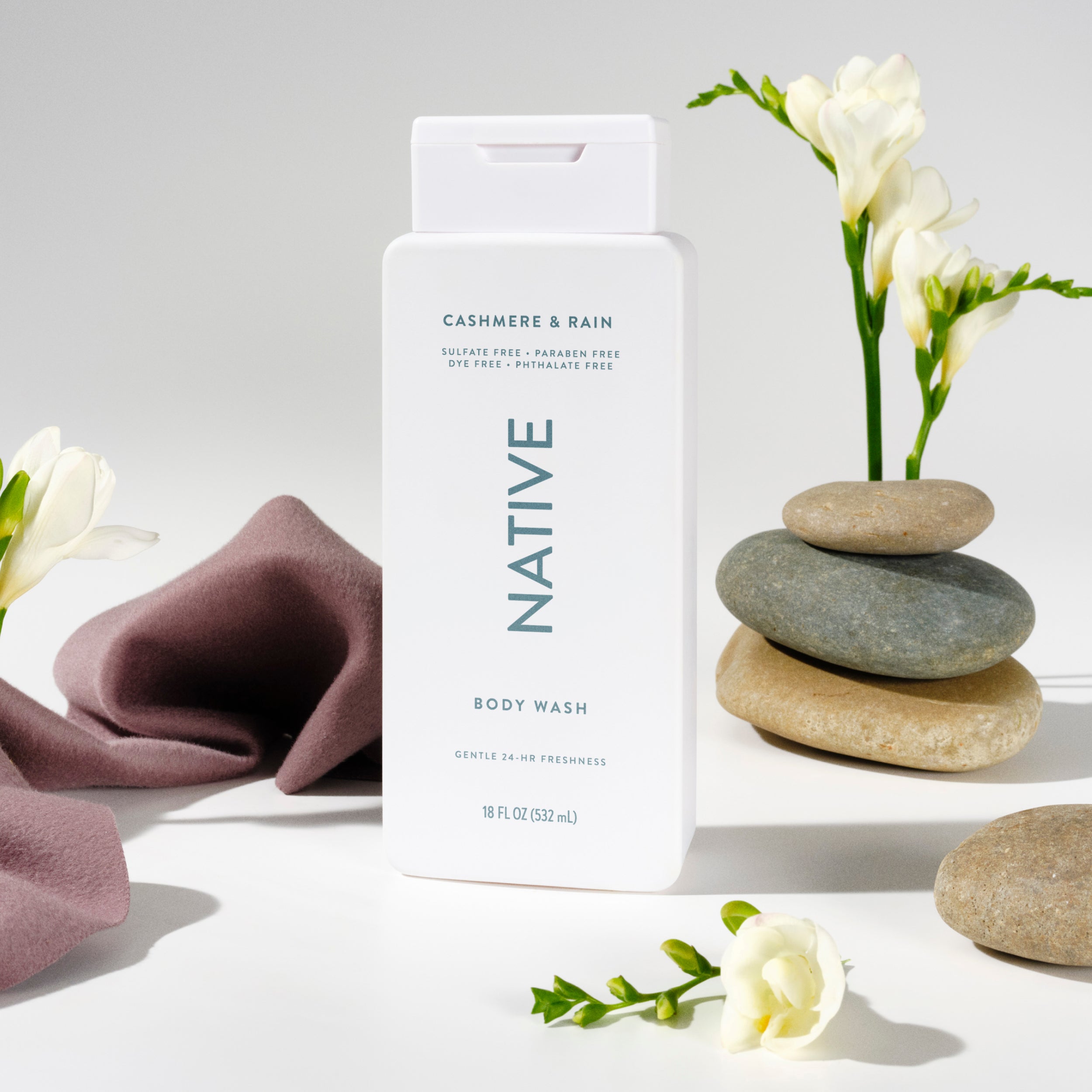 Cashmere and Rain Body Wash Classic 18oz Care Collection