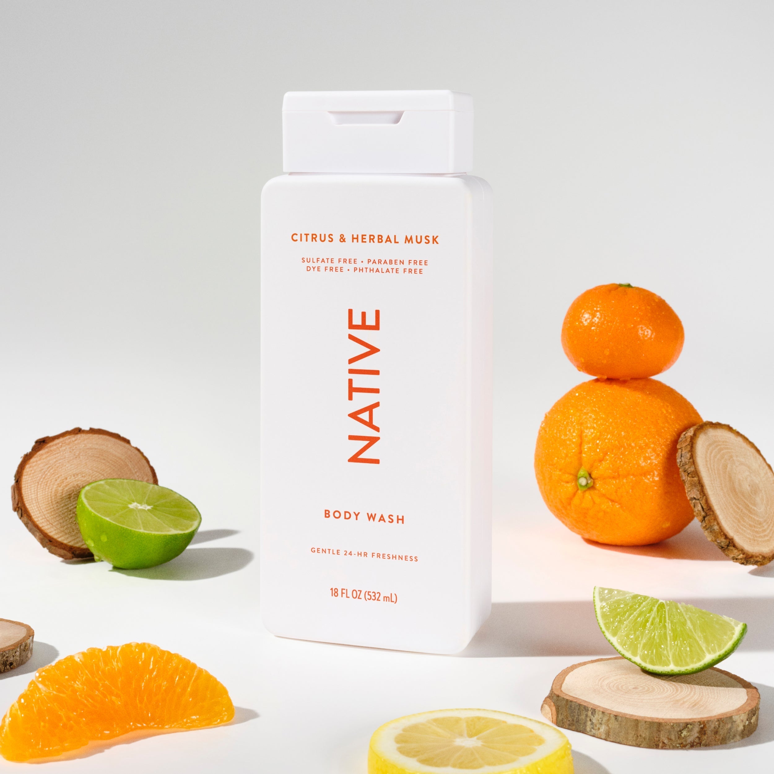 Citrus and Herbal Musk Body Wash Classic 18oz Care Collection